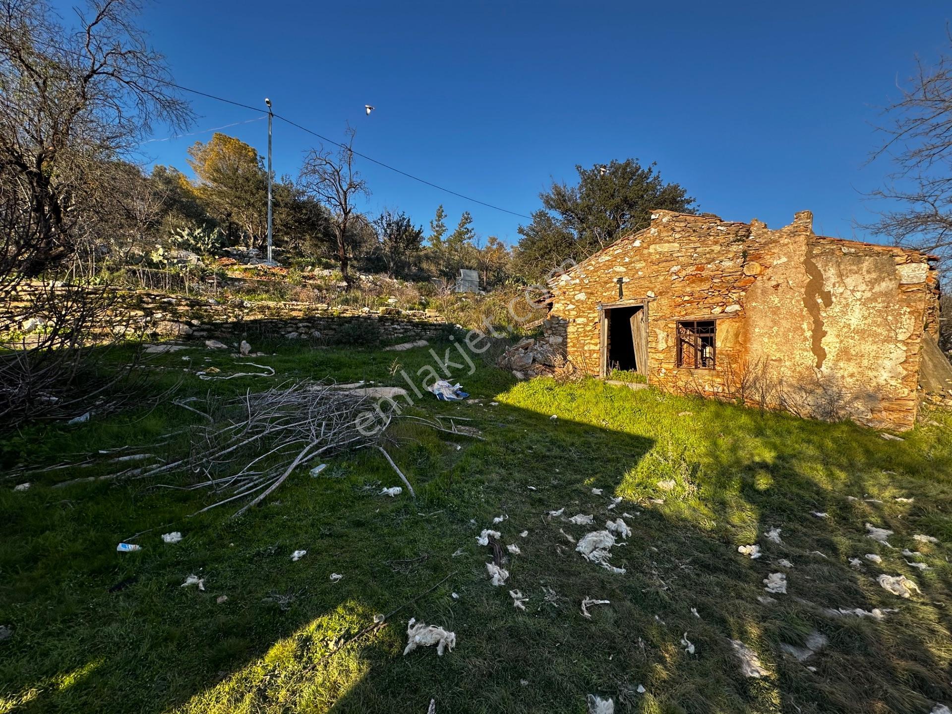 Bodrum Kumköyde Restorasyonada Uygun 2 Adet Taş Evli İmarlı Arsa - Görsel 5