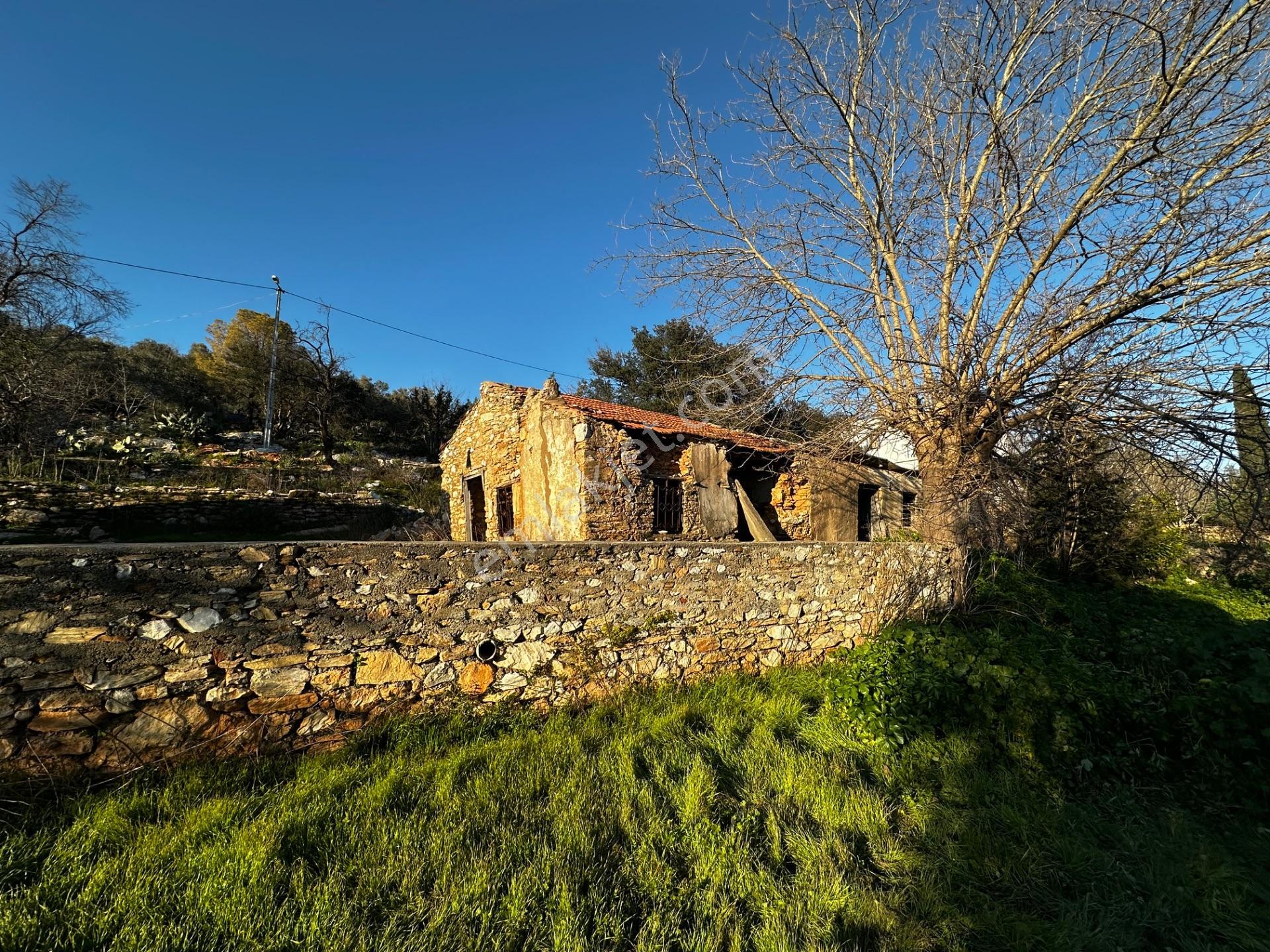 Bodrum Kumköyde Restorasyonada Uygun 2 Adet Taş Evli İmarlı Arsa - Görsel 6