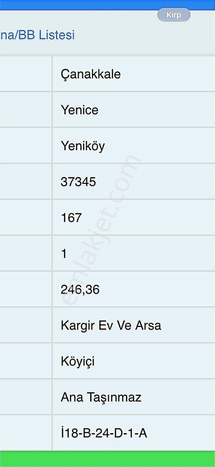 Çanakkale Yenice Yeniköy'de Köyiçi İmarlı 246.36 M2 Ev Ve Arsası - Görsel 5