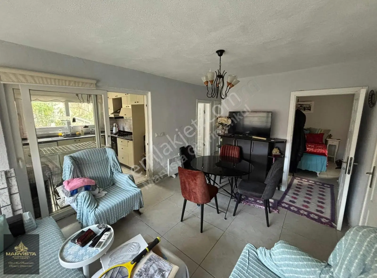 Marmaris Turunçta Denize 150 Metre, Eşyalı Satılık Daire - Görsel 5