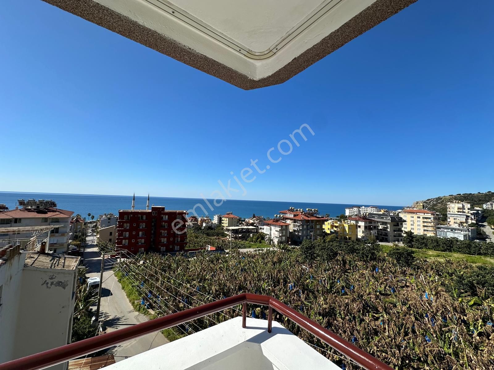 Alanya Dinek'de Kiralık Full Manzaralı 2+1 Ayrı Mutfak Daire - Görsel 18