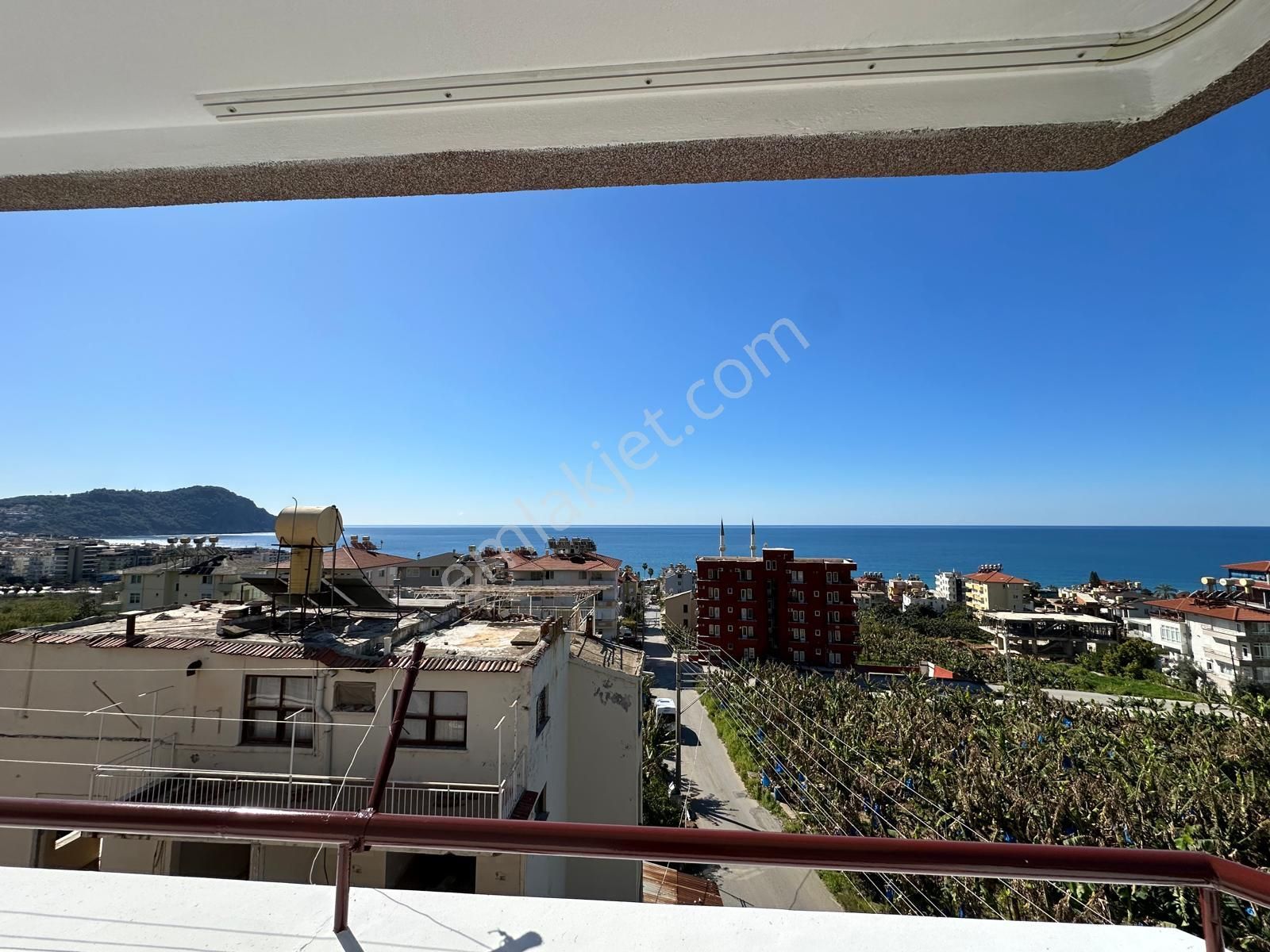 Alanya Dinek'de Kiralık Full Manzaralı 2+1 Ayrı Mutfak Daire - Görsel 19