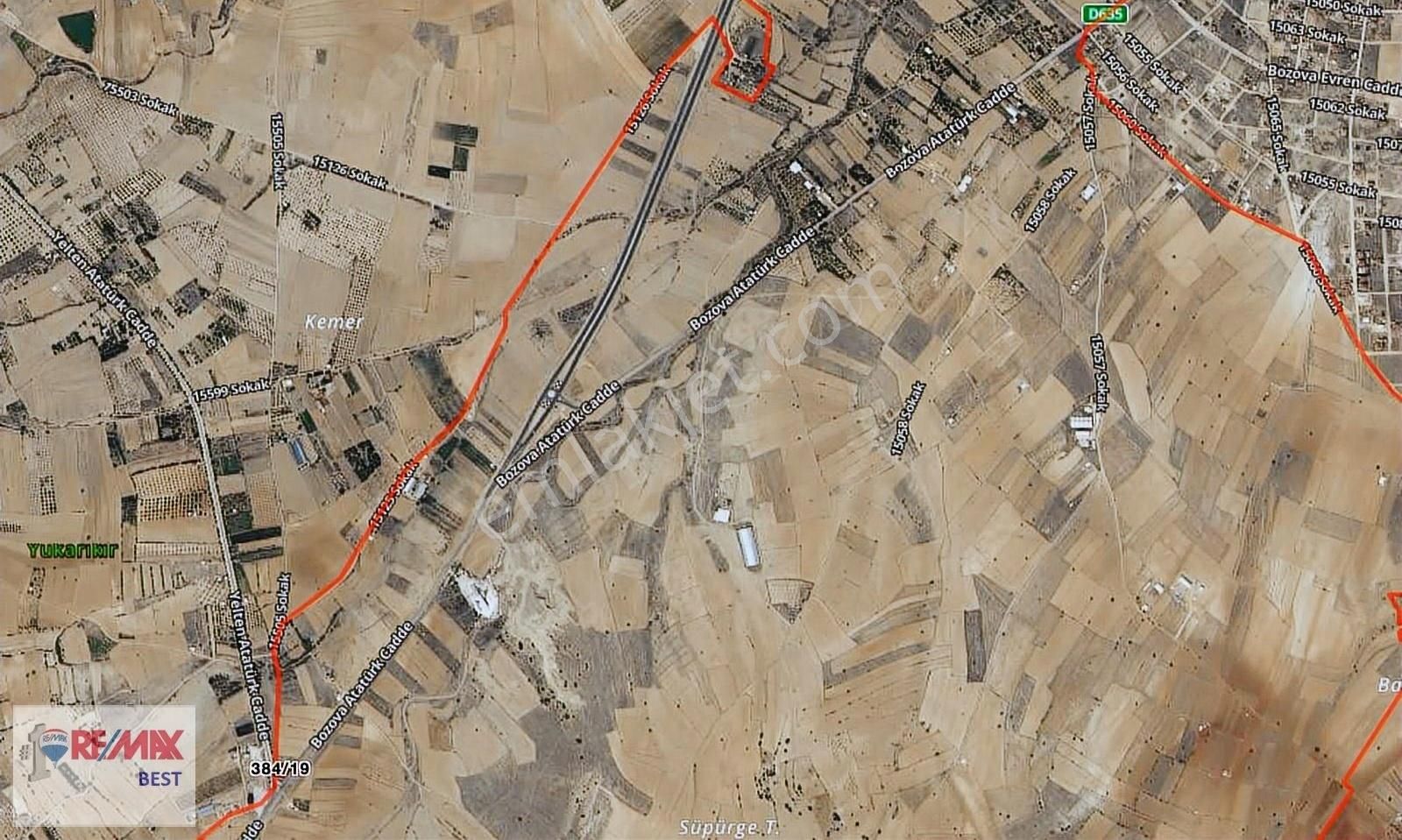 25 Antalya Korkuteli'nde Bozova Yakınında 4299 M2 Satılık Tarla