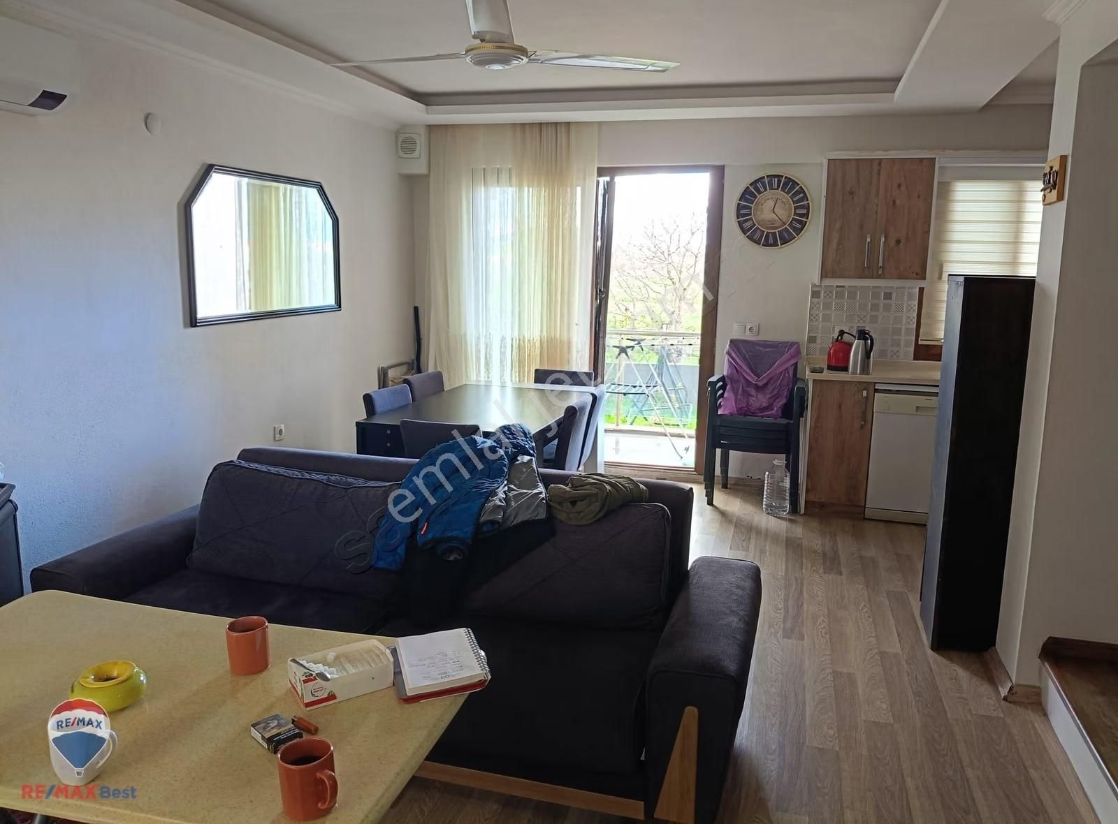 157 Foça Bağarasında Eşyalı Dubleks Satılık Vılla - Görsel 21