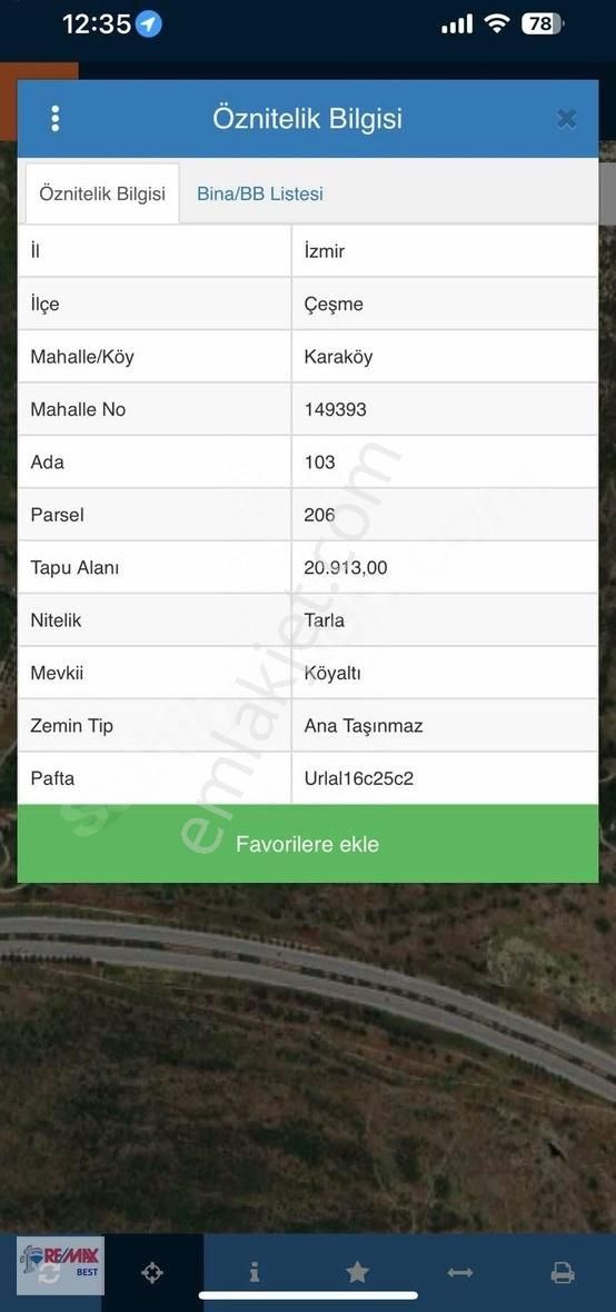 3 Hakan Büyük"ten Çeşme Alaçatı Karaköy Mevkiinde Yatırıma Uygun - Görsel 5