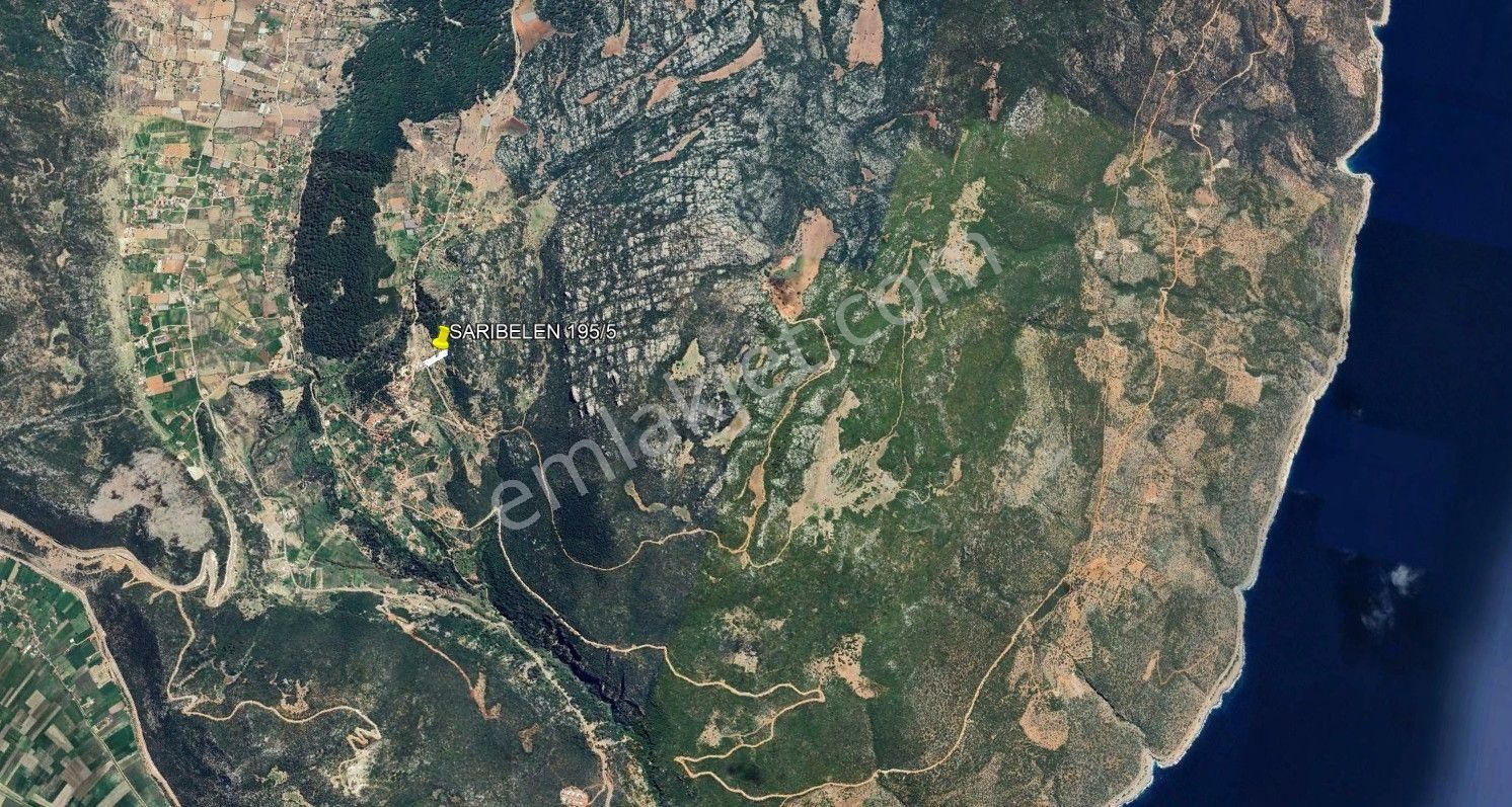 Antalya Kaş Sarıbelende 4.854 M2 Satılık Arsa