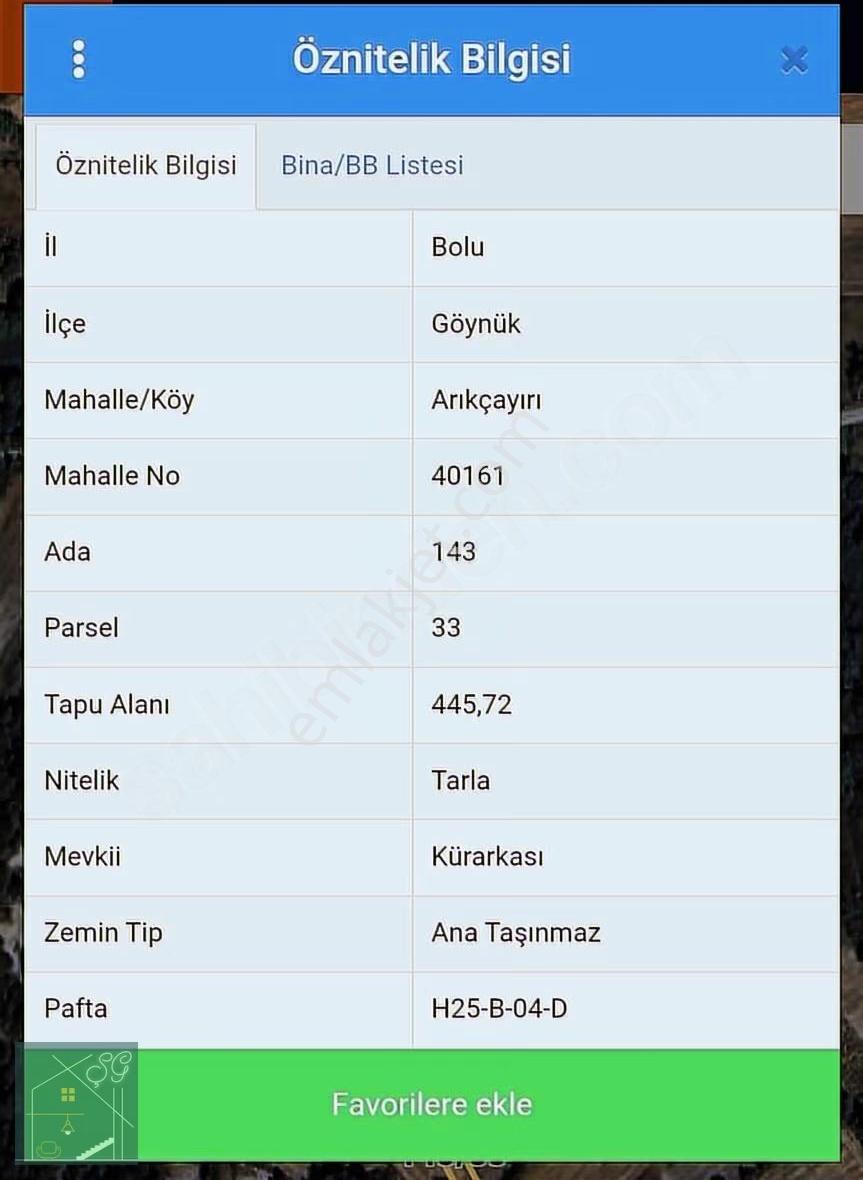 Arıkçayırı Satılık Tarla Köye Yakın - Görsel 2