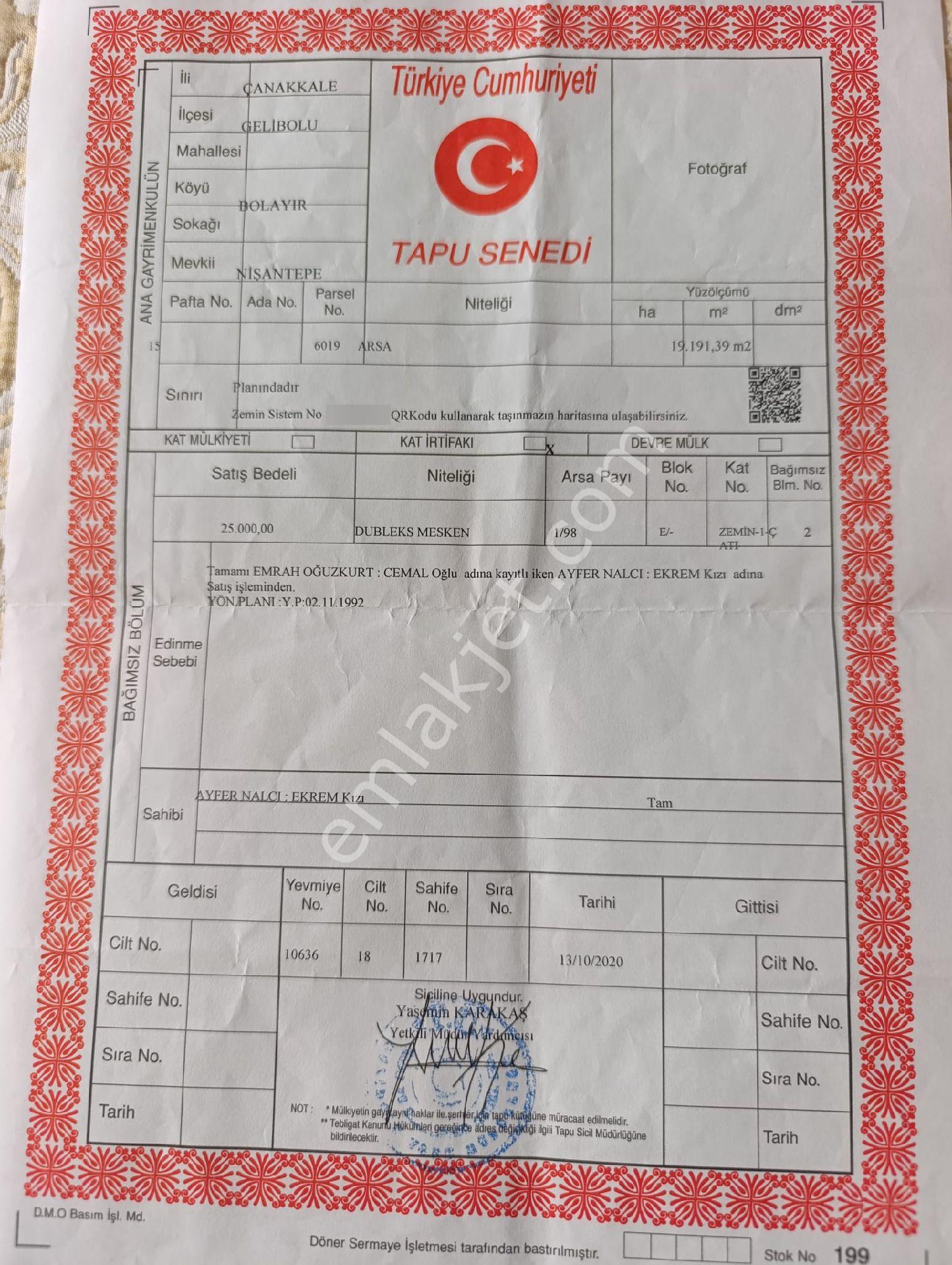 Çanakkale Gelibolu Bolayır Mahallesinde Satılık - Görsel 5
