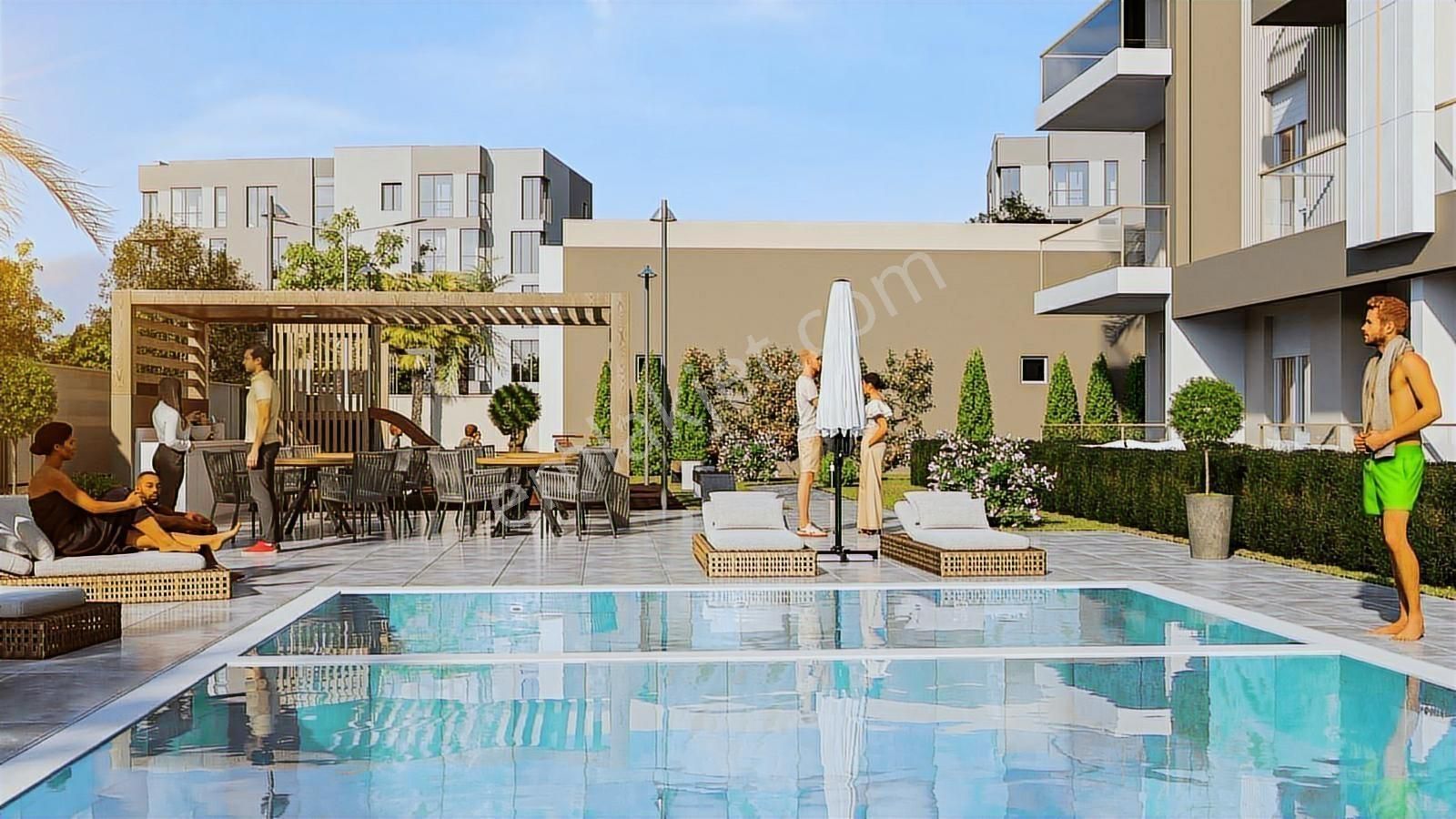 Aksu Güzelyurt'ta Sıfır Projeden T 1+1 Fırsadaire - Görsel 12