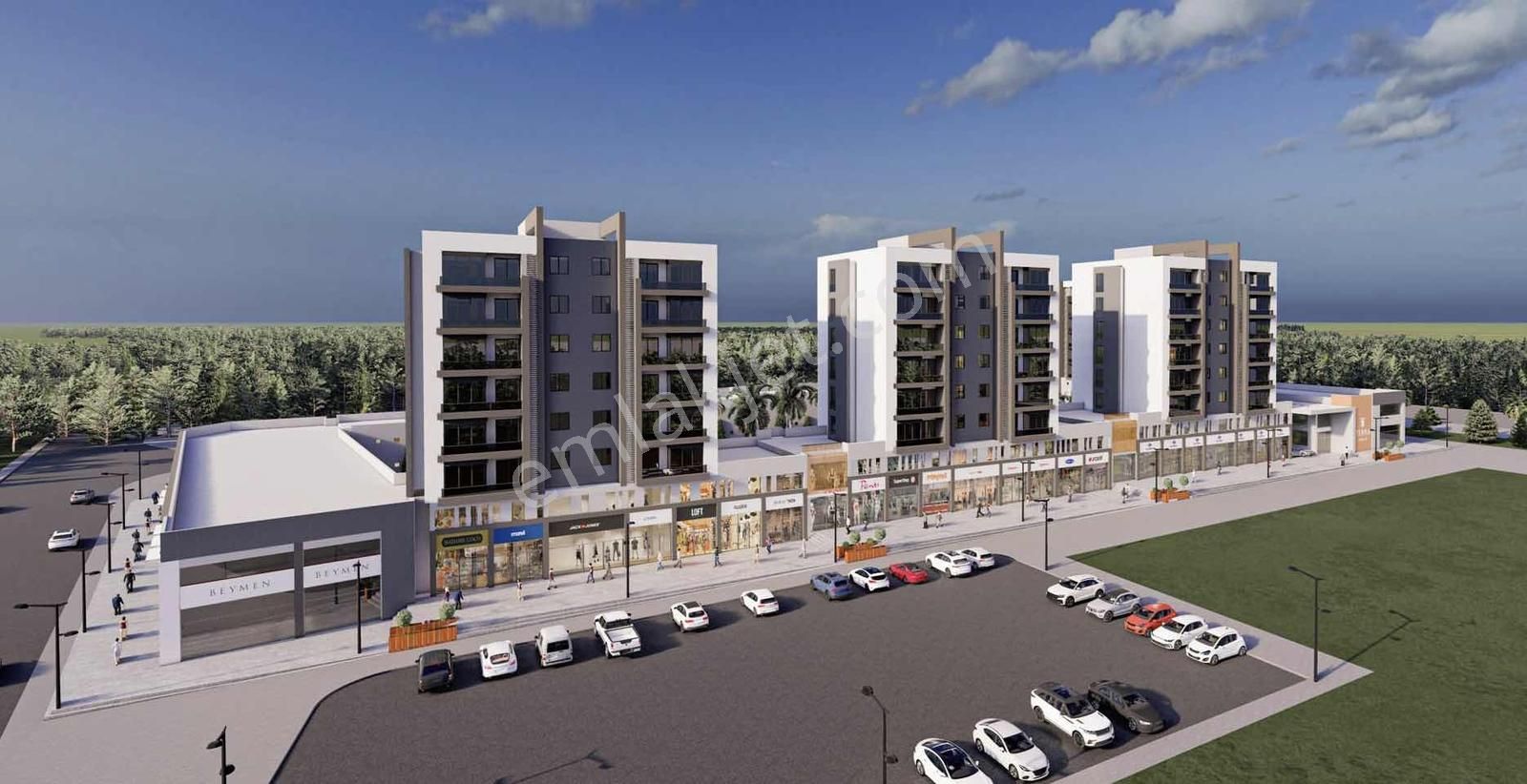 Kepez Göçerlerde Site İçinde 2. Kat Havuz Manzaralı Sıfır2+1