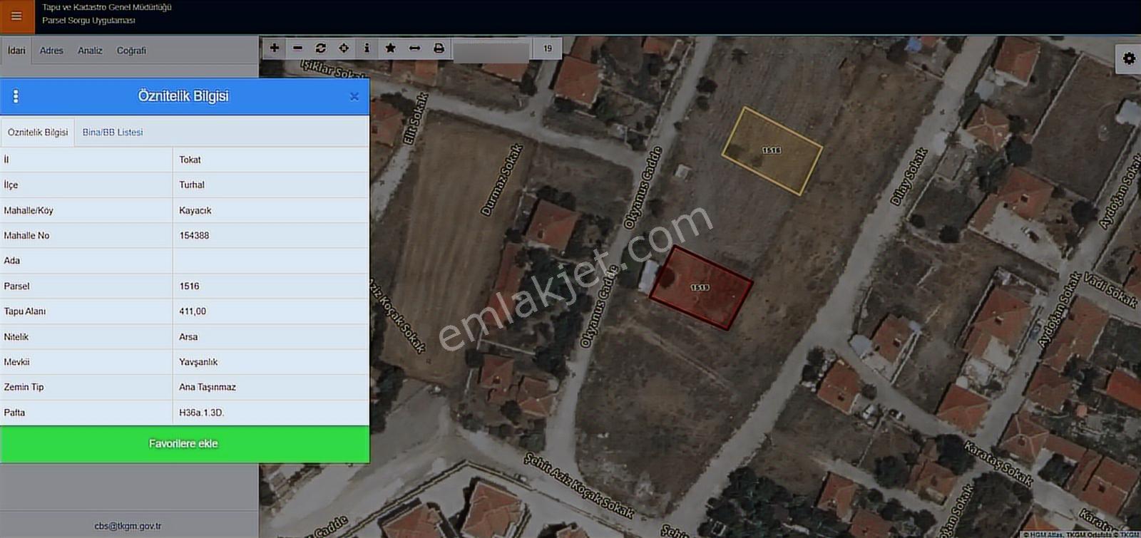 Turhal Gündoğdu Mah. Satılık Kelepir 411m² Ve 439m² Satılık Arsa - Görsel 3