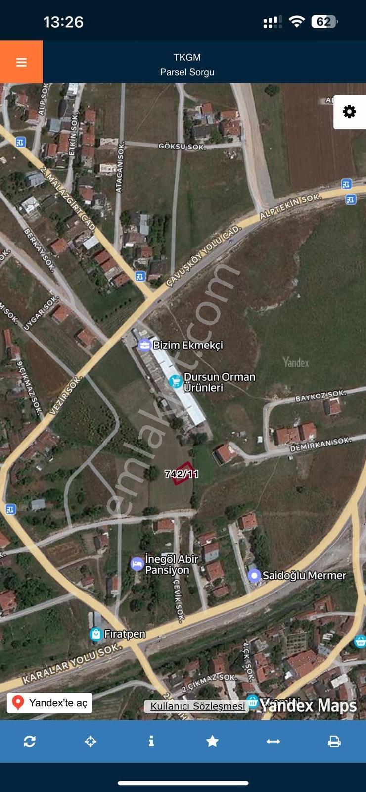 Setel Premiumdan İnegöl Akhisarda 277 M2 İmarlı Arsa - Görsel 2