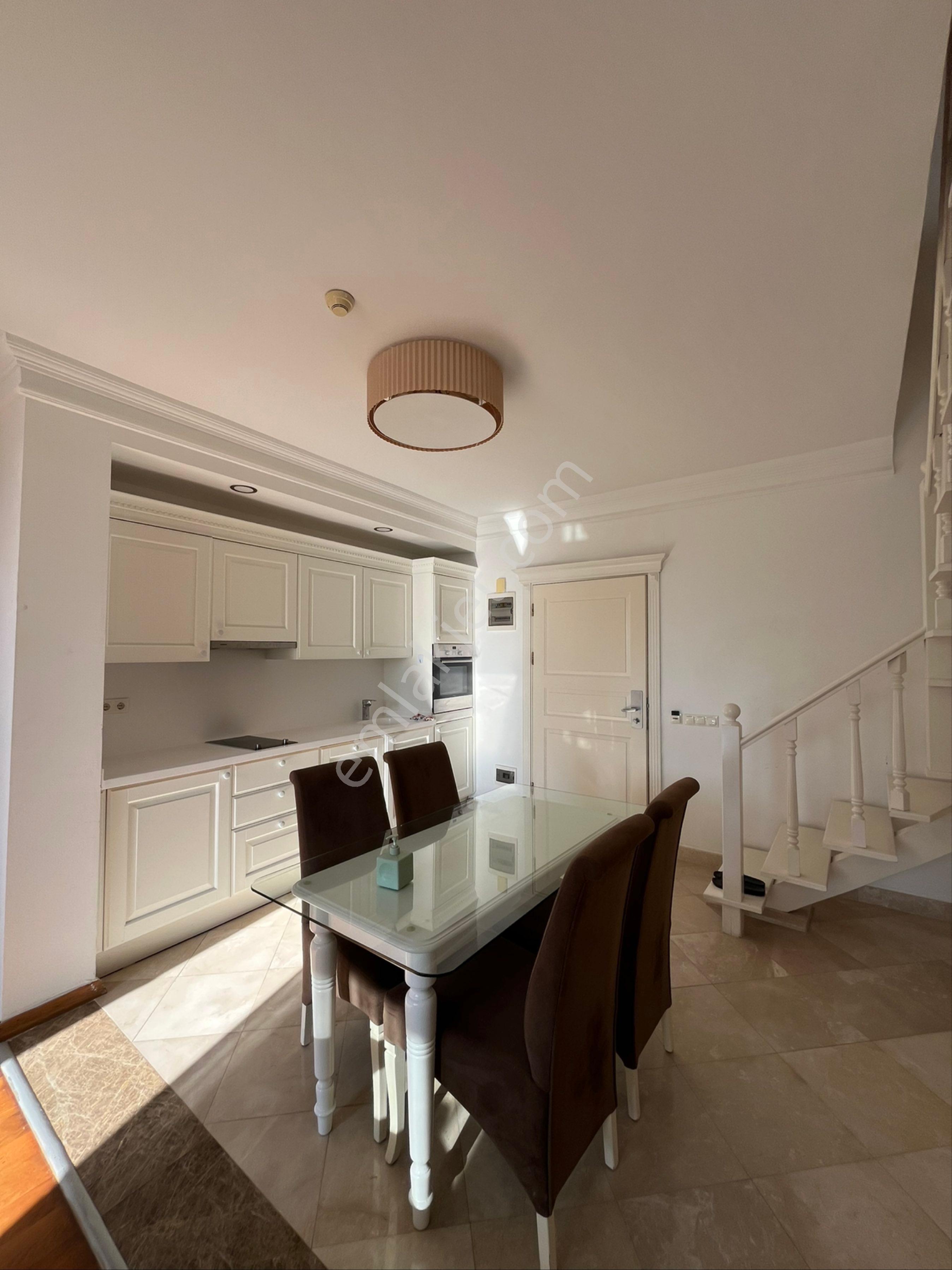Sianji'de Deniz Manzaralı Dubleks Eşyalı 2+1 Kiralık Residence - Görsel 17