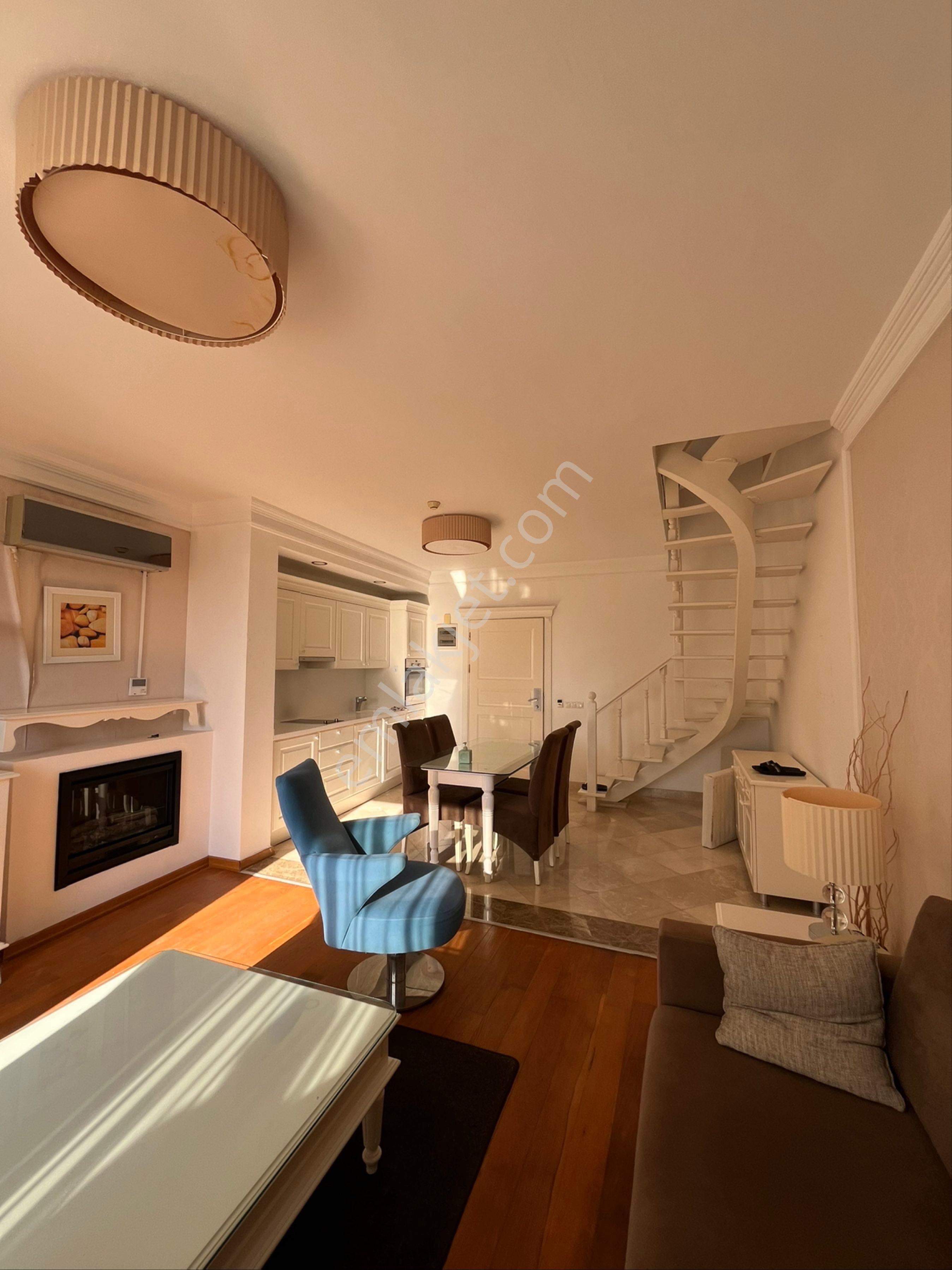 Sianji'de Deniz Manzaralı Dubleks Eşyalı 2+1 Kiralık Residence - Görsel 13