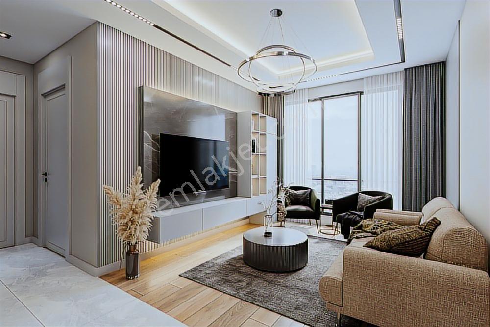 2 Bloklu Havuzlu Site İçerisinde Satılık 1+1 Lüks Daire - Görsel 2