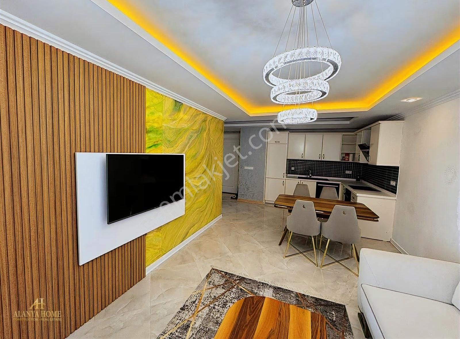 Alanya Oba Denize Sıfır Eşyalı 1+1 Geniş Daire Deniz Manzaralı - Görsel 11