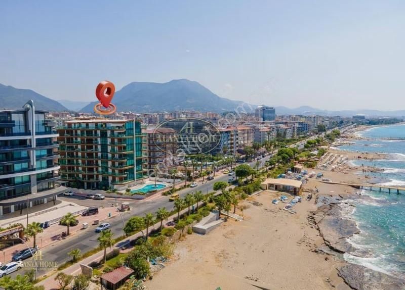 Alanya Oba Denize Sıfır Eşyalı 1+1 Geniş Daire Deniz Manzaralı