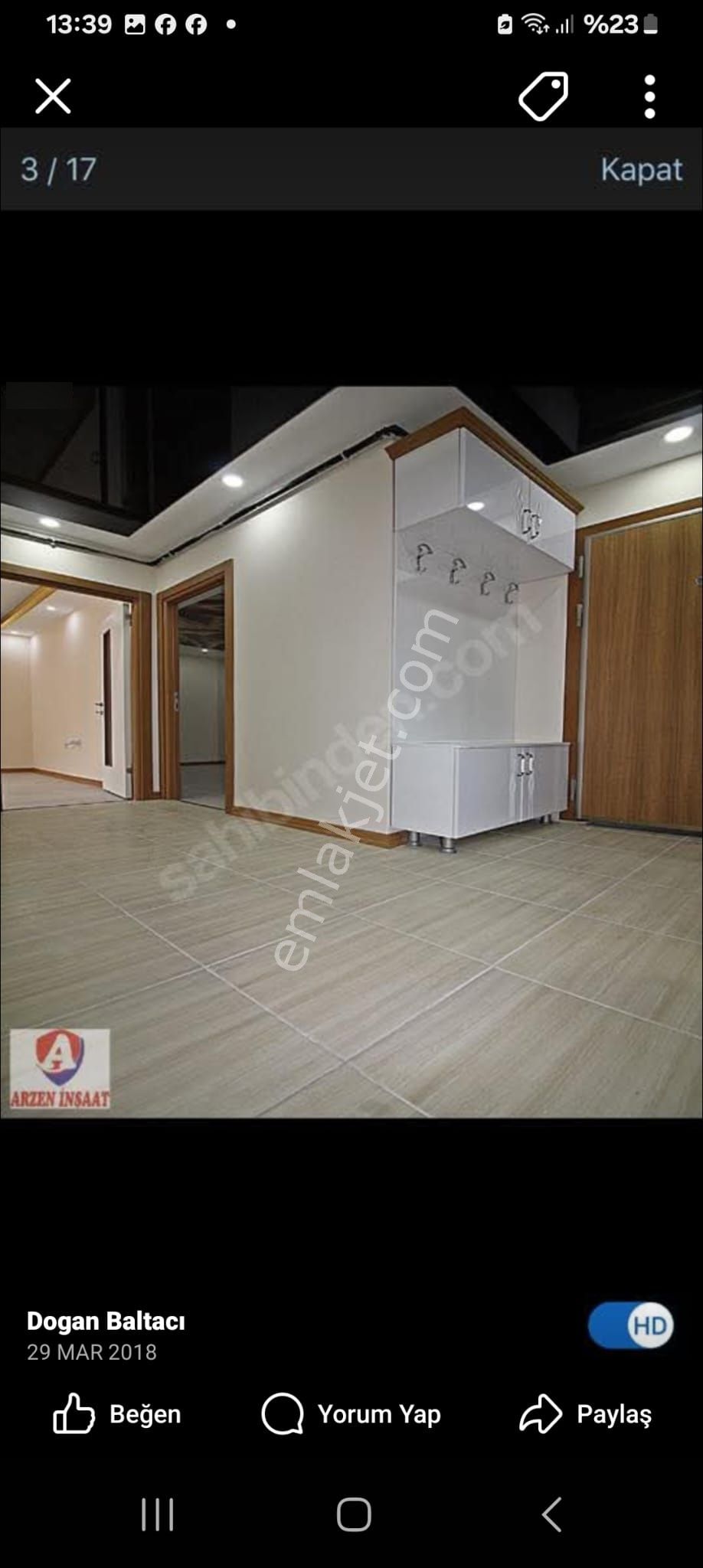 Meydanda 2+1 Ebeveyn Banyolu Lüks Daire - Görsel 5