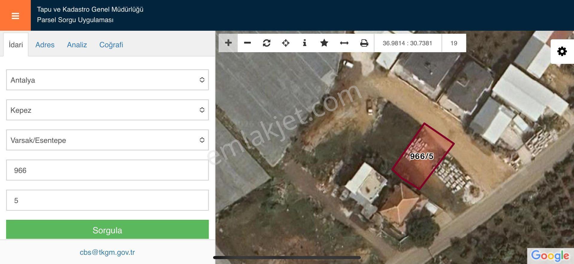 Varsak Esentepe'de 5 Kat İmarlı 300 M2 Satılık Arsa - Görsel 10