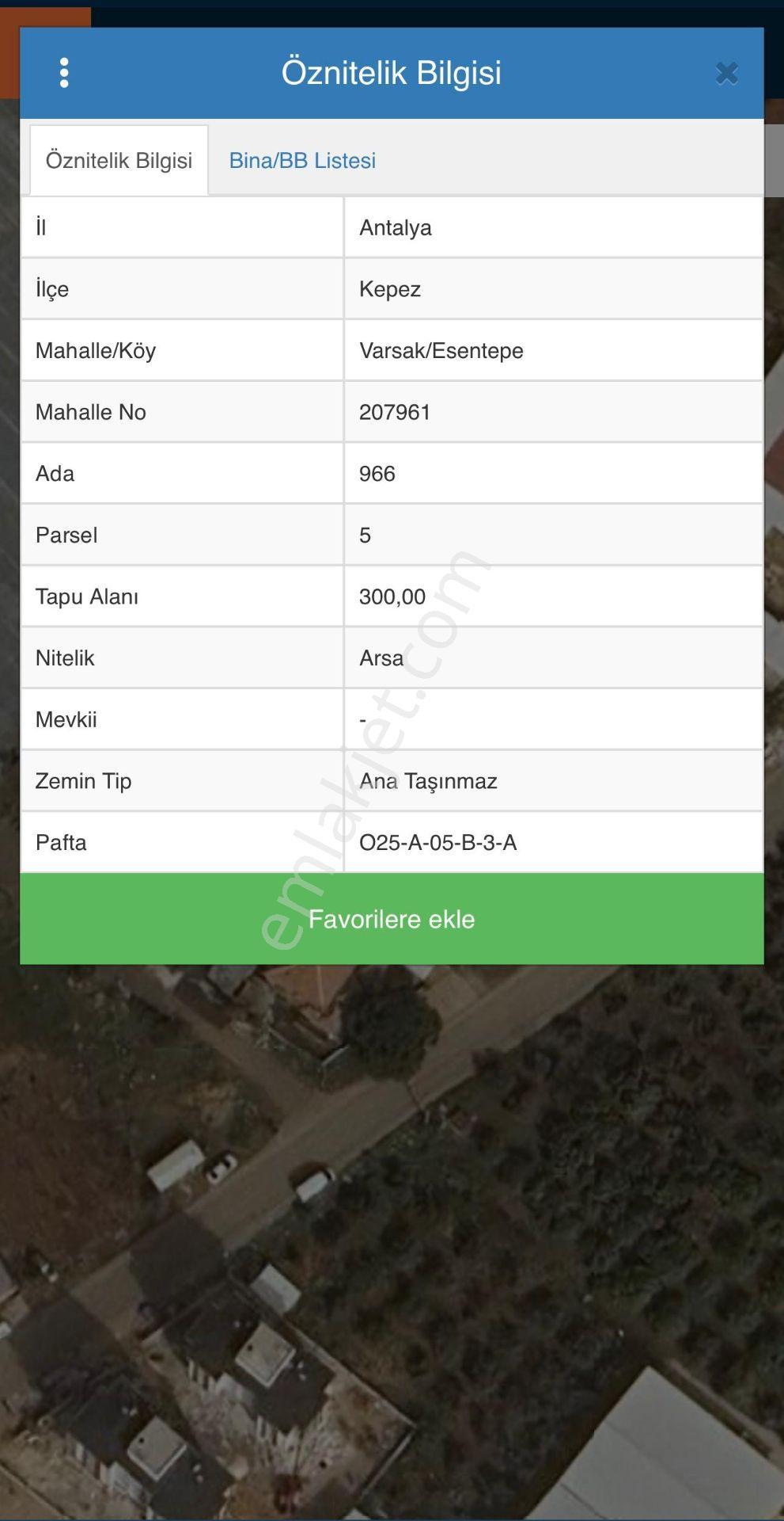 Varsak Esentepe'de 5 Kat İmarlı 300 M2 Satılık Arsa - Görsel 11