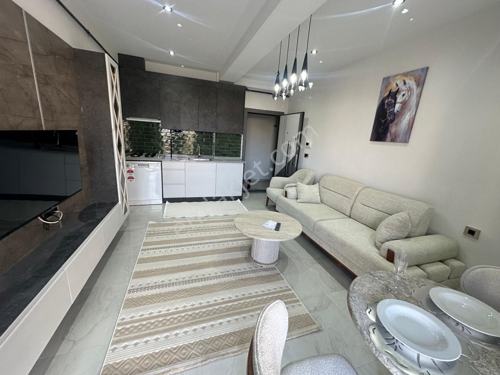 Zeytinköyde Şiir Otelin Arkasında Sıfır 1+1 Asansörlü Otoparklı Balkonlu Apart - Görsel 2