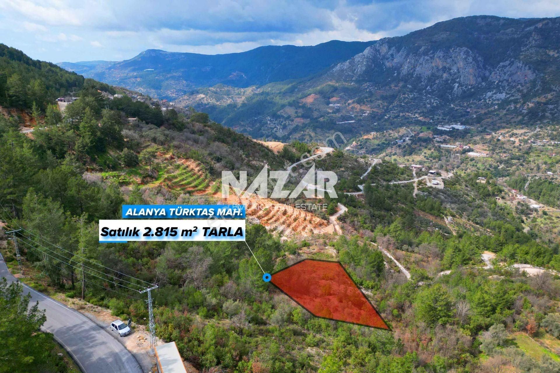 Alanya Türktaş’ta 2.835 M² Satılık Tarla - Görsel 2