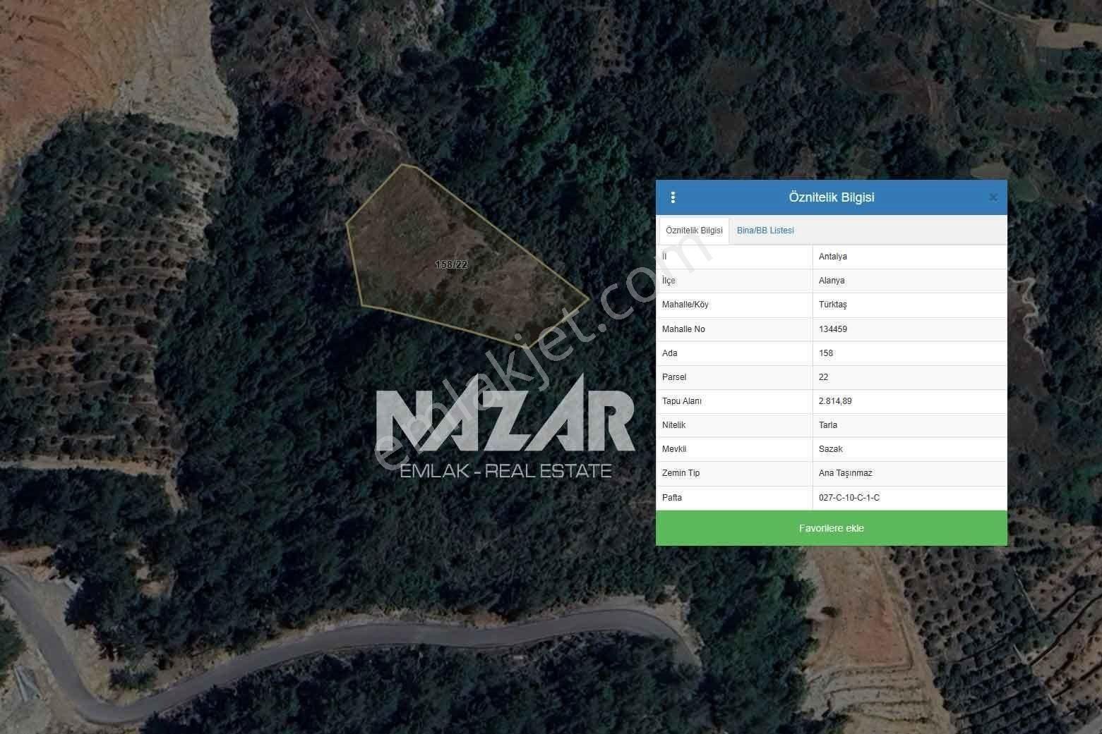 Alanya Türktaş’ta 2.835 M² Satılık Tarla - Görsel 18