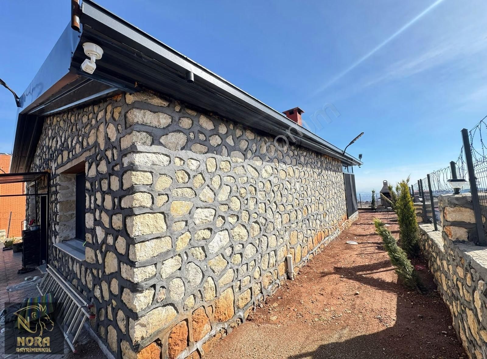 Nora'dan Zirvede Yaşam Panoramik Mersın Manzaralı Satılık Taş Ev - Görsel 14