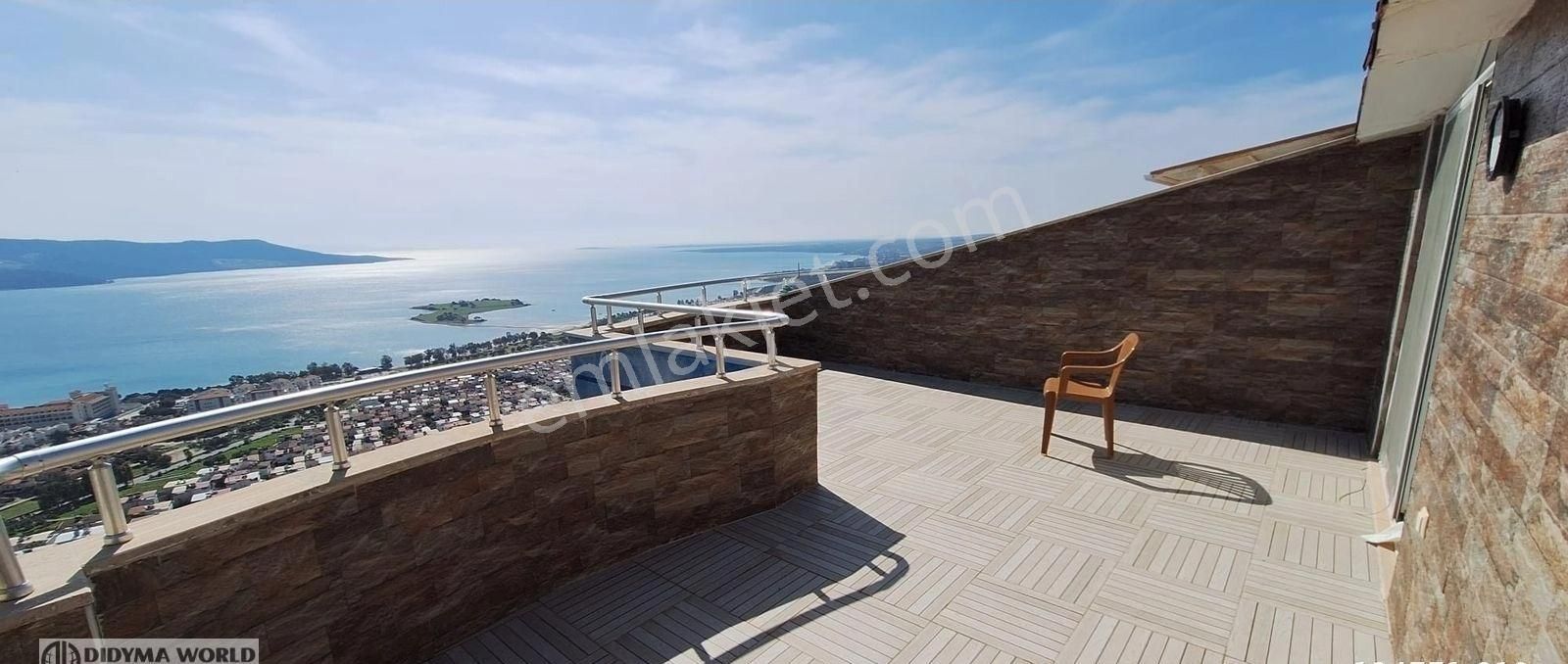 Akbük'te Muhteşem Deniz Manzaralı 2+1 Satılık Dubleks Daire - Görsel 17