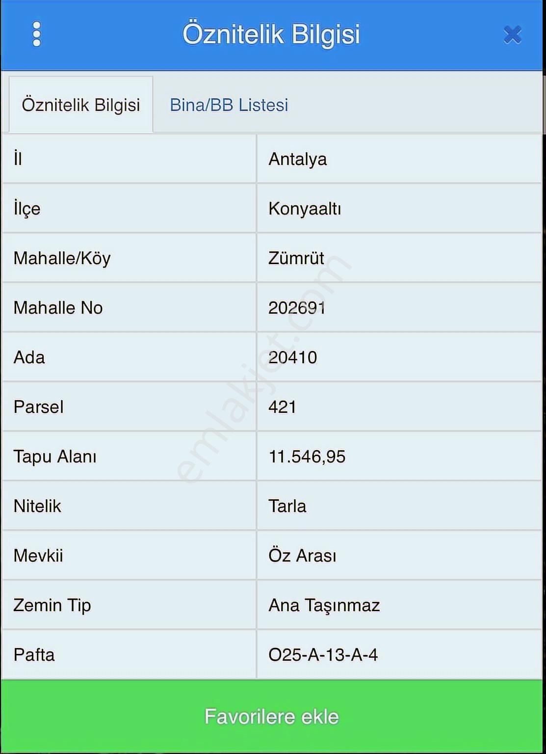 Konyaaltı Zümrüt De Rızai Taksimi Yapılmış Fırsat Tarla - Görsel 5