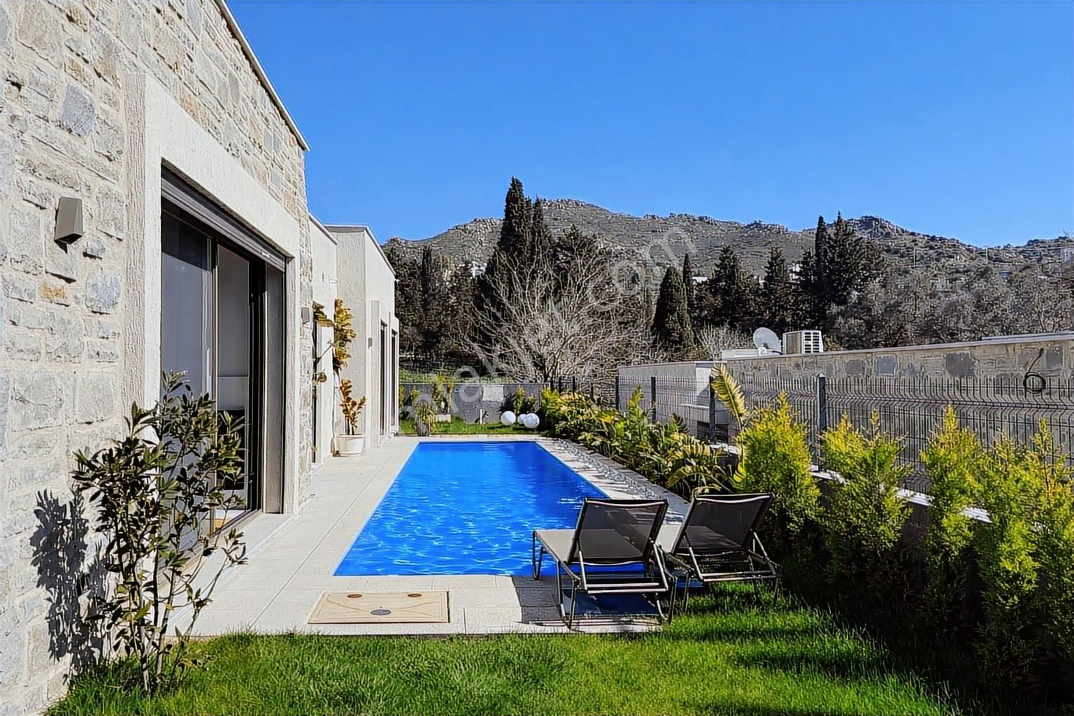 Bodrum Gürece Tek Katlı Müstakil Özel Havuzlu Villa Kiralık - Görsel 4