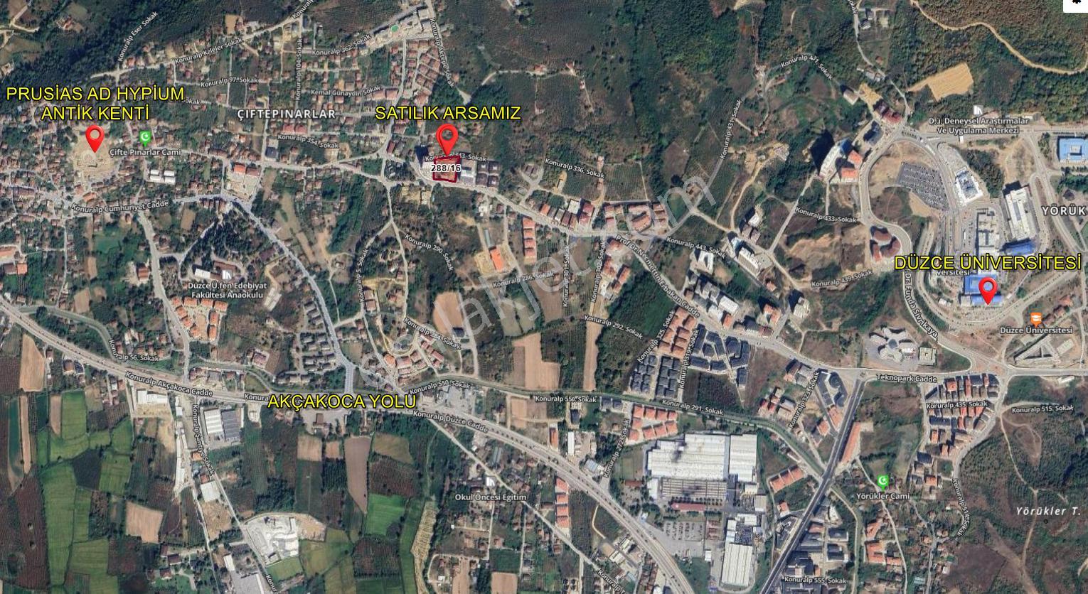 Konuralp Ana Cadde Üzerinde 3347 M2 Satılık Arsa - Görsel 8