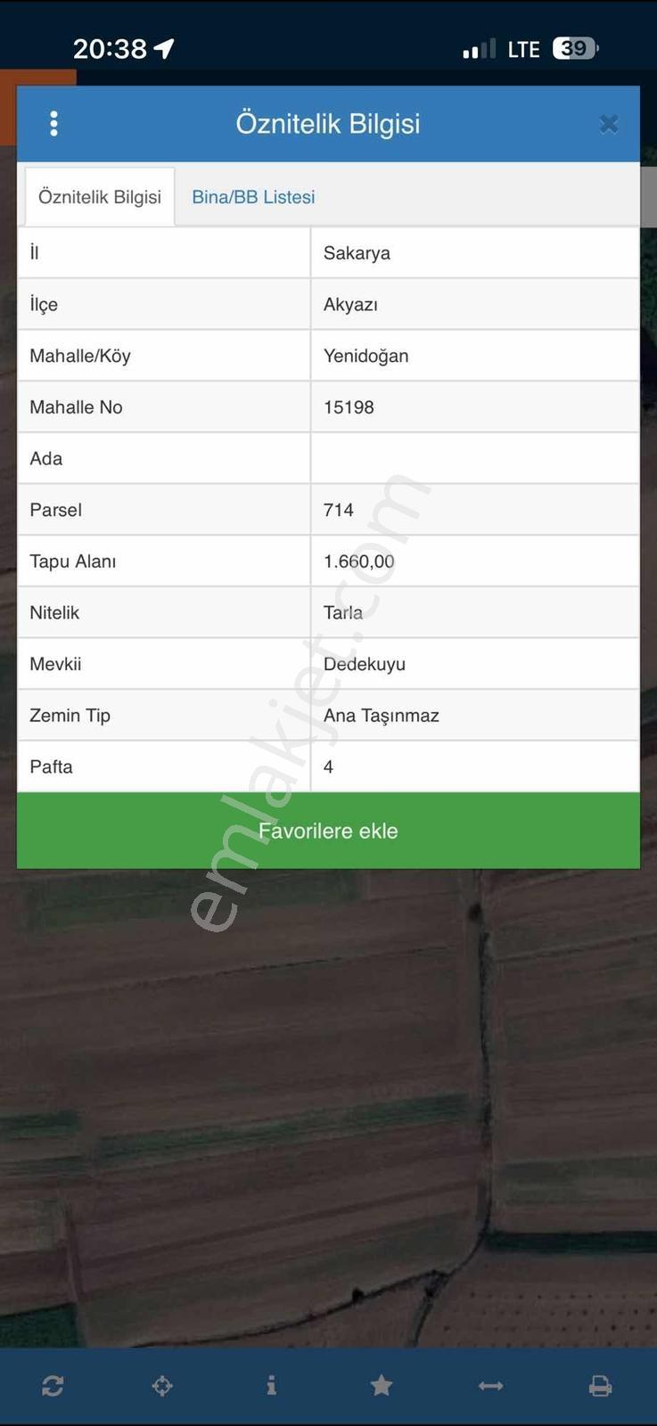 Emlakevim - Akyazı Yenidoğan Mah. 1660 M2 Satılık Arsa !!! - Görsel 34