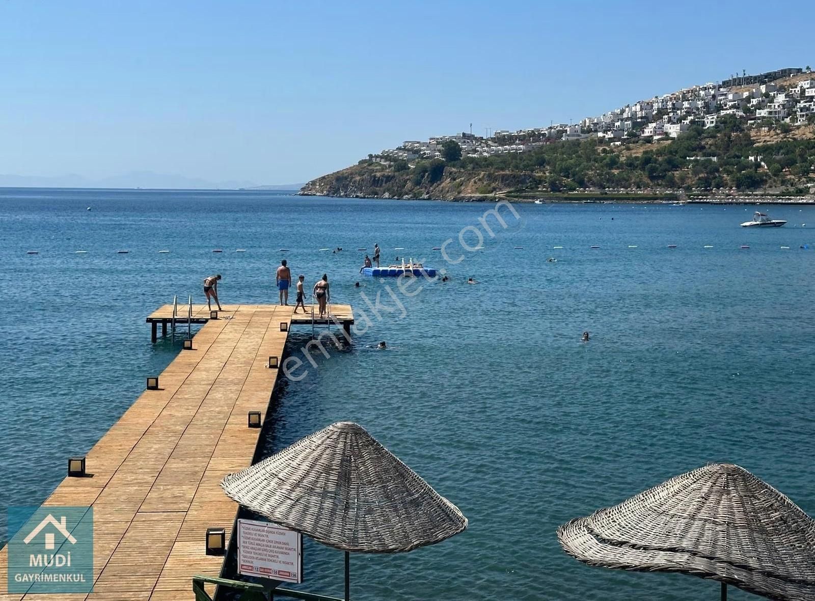 Bodrum Bankev Sitesi Kiralık Komple Yenilenmiş Alt Kat Dubleks - Görsel 17