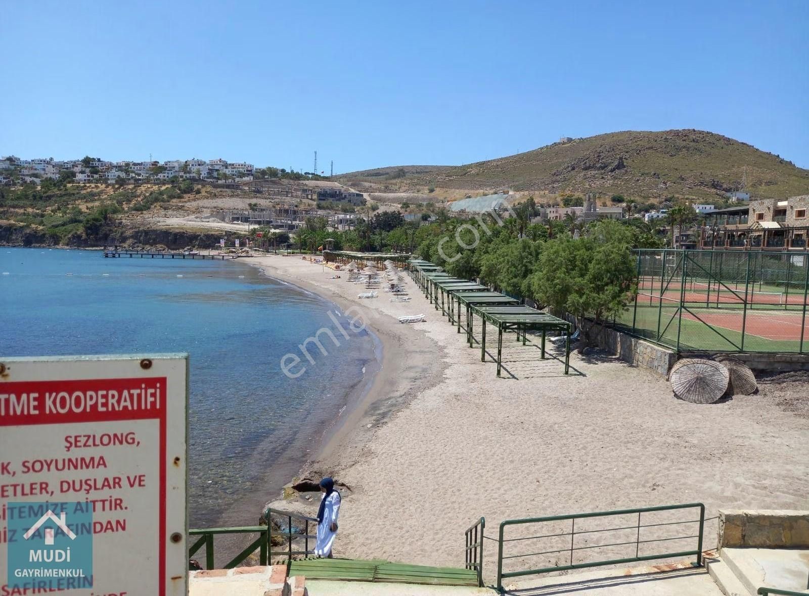 Bodrum Bankev Sitesi Kiralık Komple Yenilenmiş Alt Kat Dubleks - Görsel 3