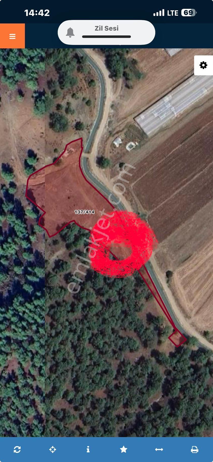 Seydikemer Çobanlar’da Satılık 780 M2 Tarla - Görsel 2