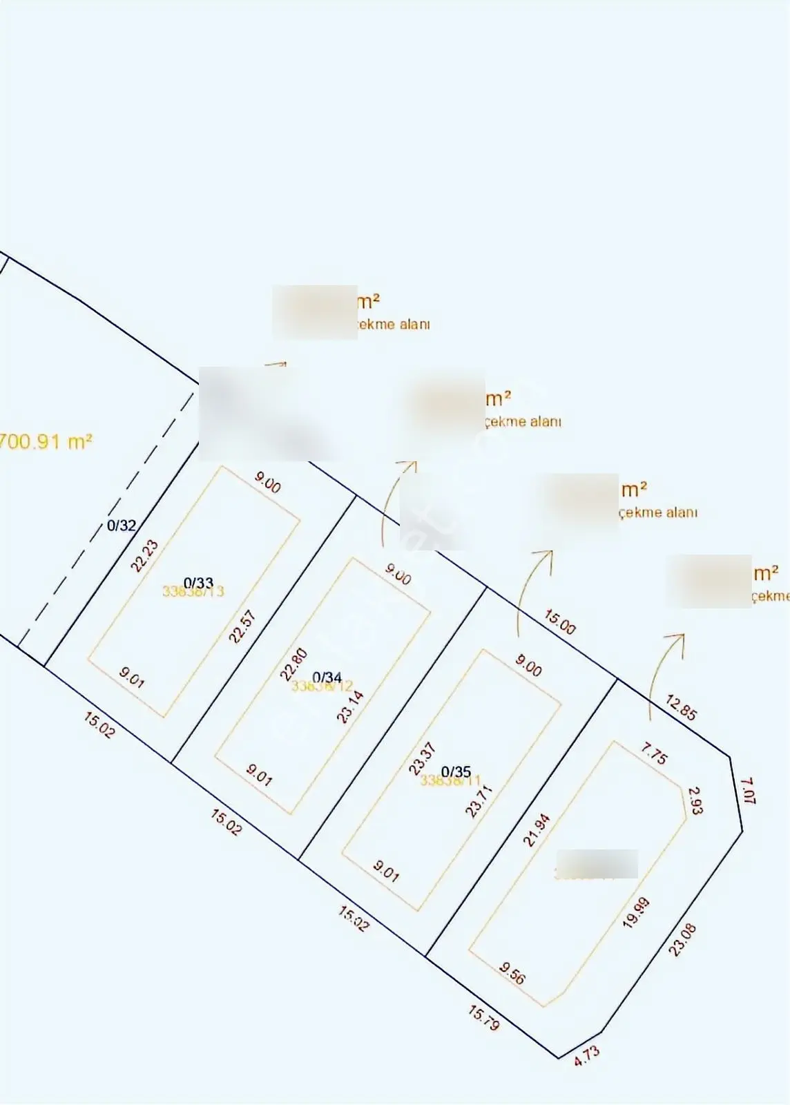 Karatay Karaaslan Mahallesi 2 Kat İmarlı Müstakil Arsalar