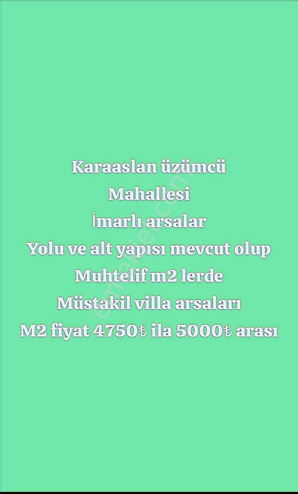 Karatay Karaaslan Mahallesi 2 Kat İmarlı Müstakil Arsalar - Görsel 13