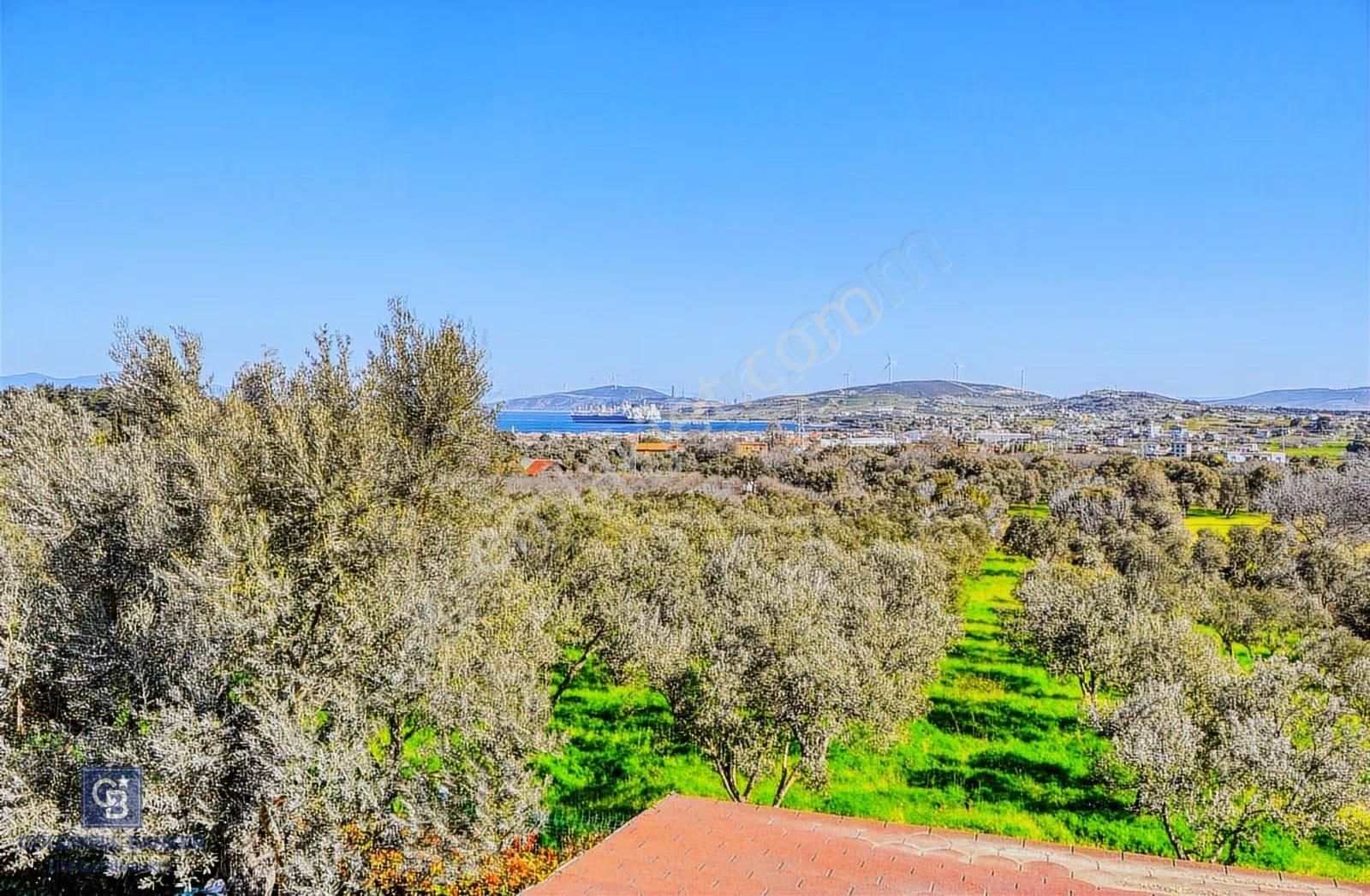 Foça Kozbeylide Deniz Manzaralı Havuzlu 6 Dönüm İçinde Villa - Görsel 33