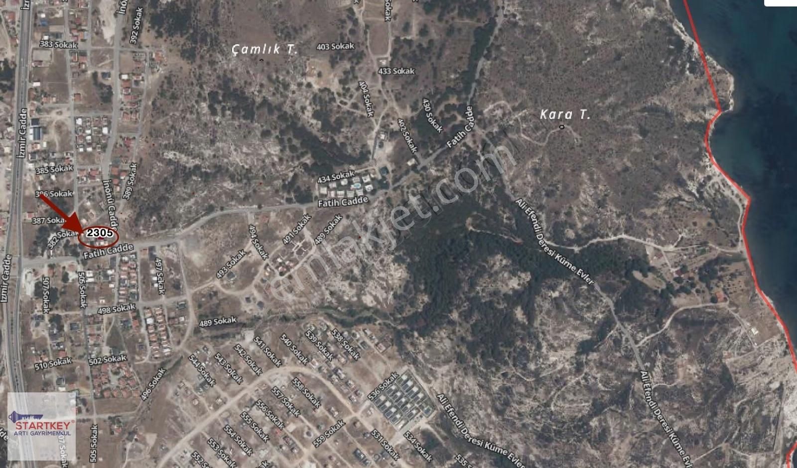 Karaburun Çatalkaya'da Satılık İmarlı Arsa - Görsel 4