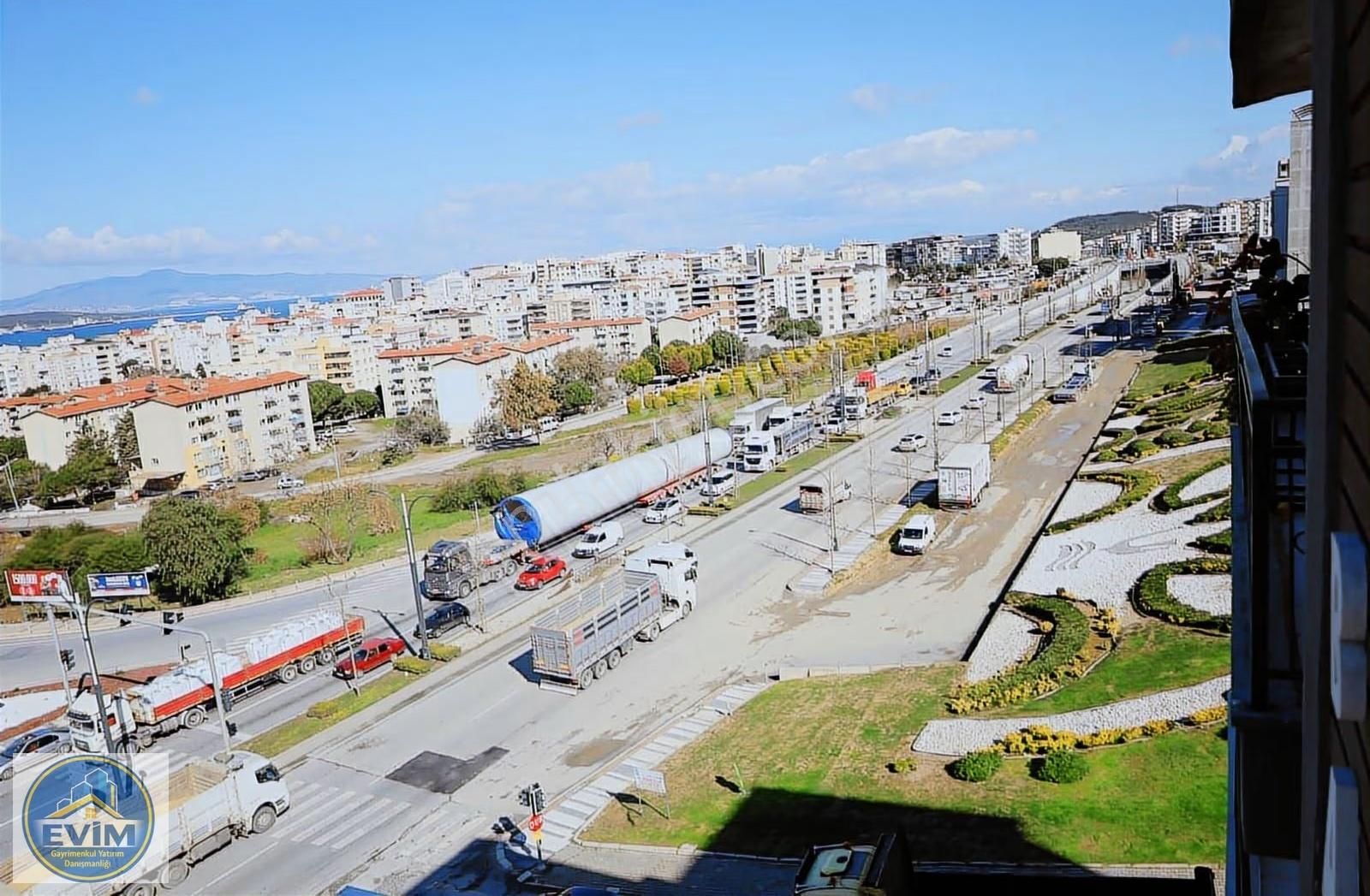 Aliağada Deniz & Şehir Manzaralı, Asansörlü, Geniş Daire - Görsel 8