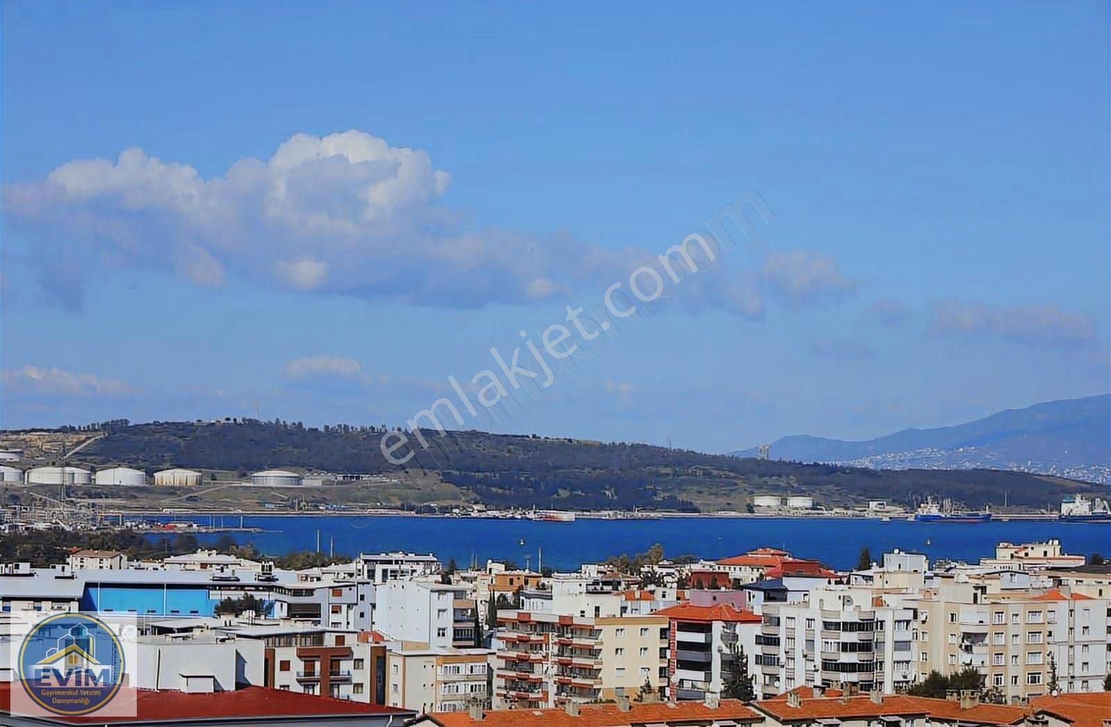 Aliağada Deniz & Şehir Manzaralı, Asansörlü, Geniş Daire - Görsel 5