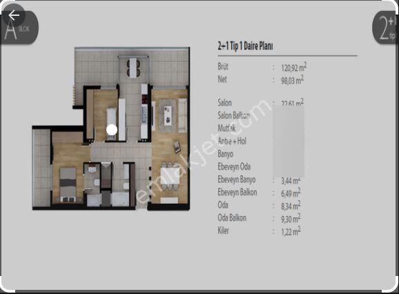 Mavişehir Modern 4 Sitesi Kapalı Mutfak Eşyalı 2+1 Kiralık Daire - Görsel 32