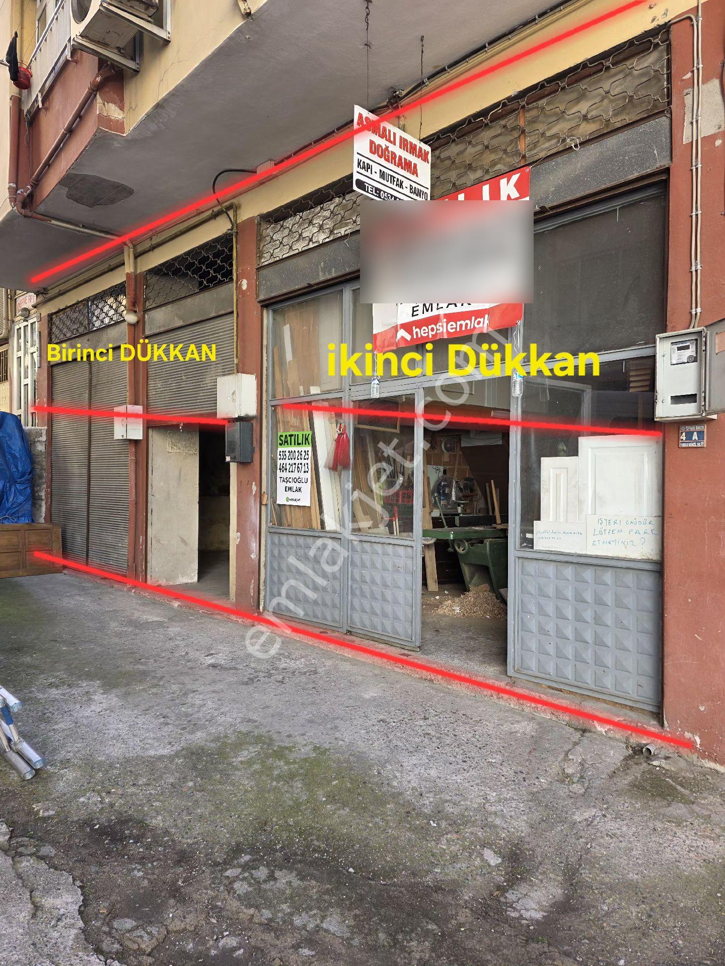 Taşçıoğlu Emlak || Takas Uygun!! Tek Tapu 90m2 Satılık 2 Dükkan