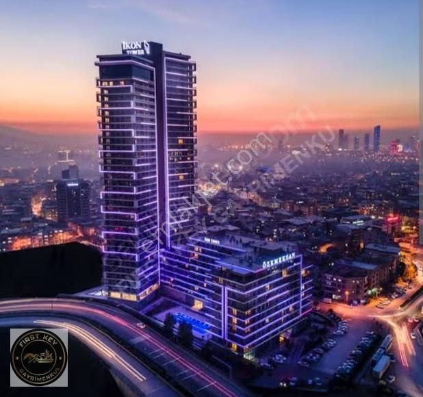İkon Tower'da Eşyalı, Kapalı Mutfaklı 3+1 Kiralık Daire - Görsel 1