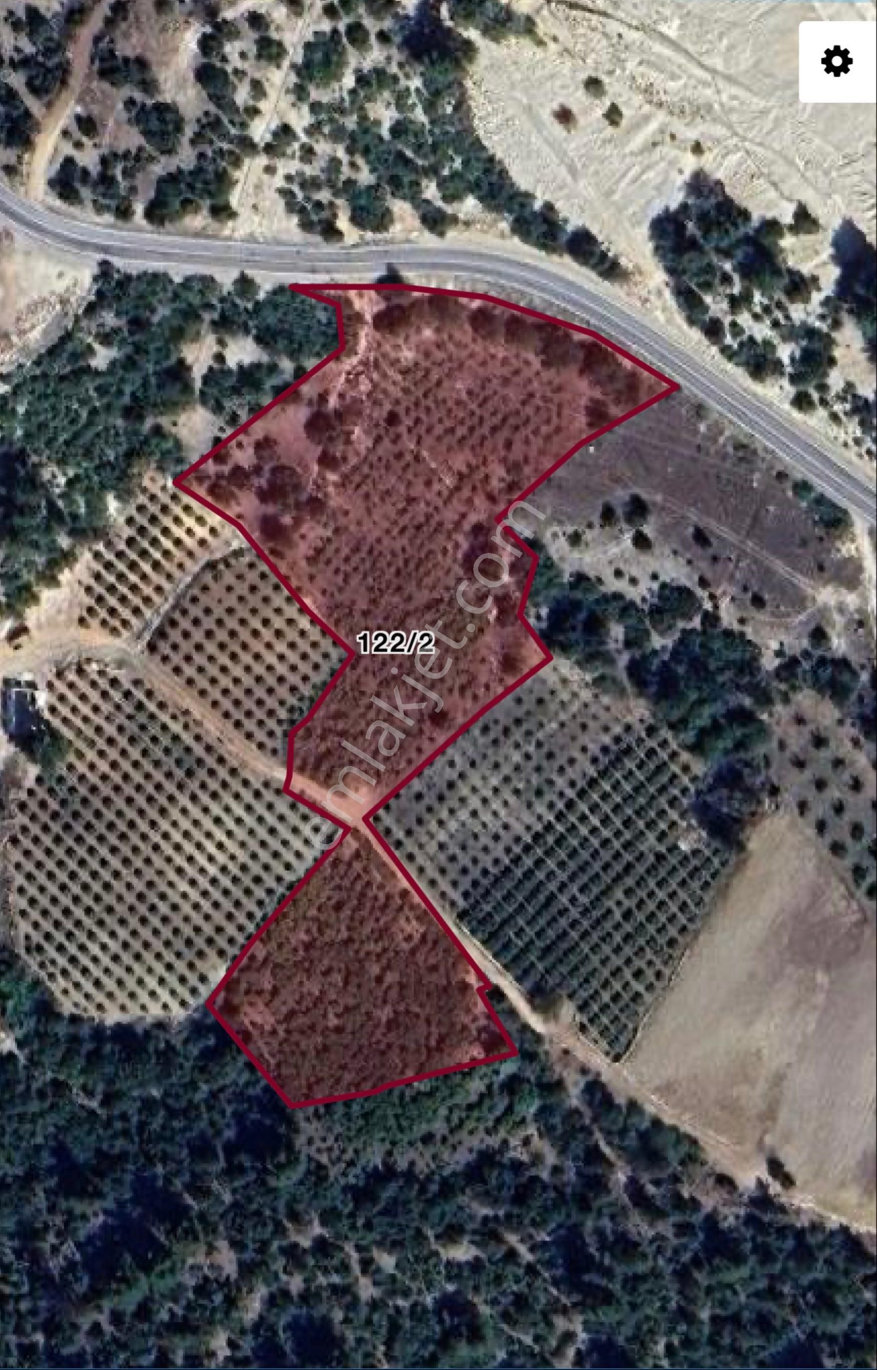 Arslanköy Yolu Üzerinde Kurudere’de Satılık 4.855 M² Meyve Bahçesi – Şeftali Ve Kiraz Ağaçlı