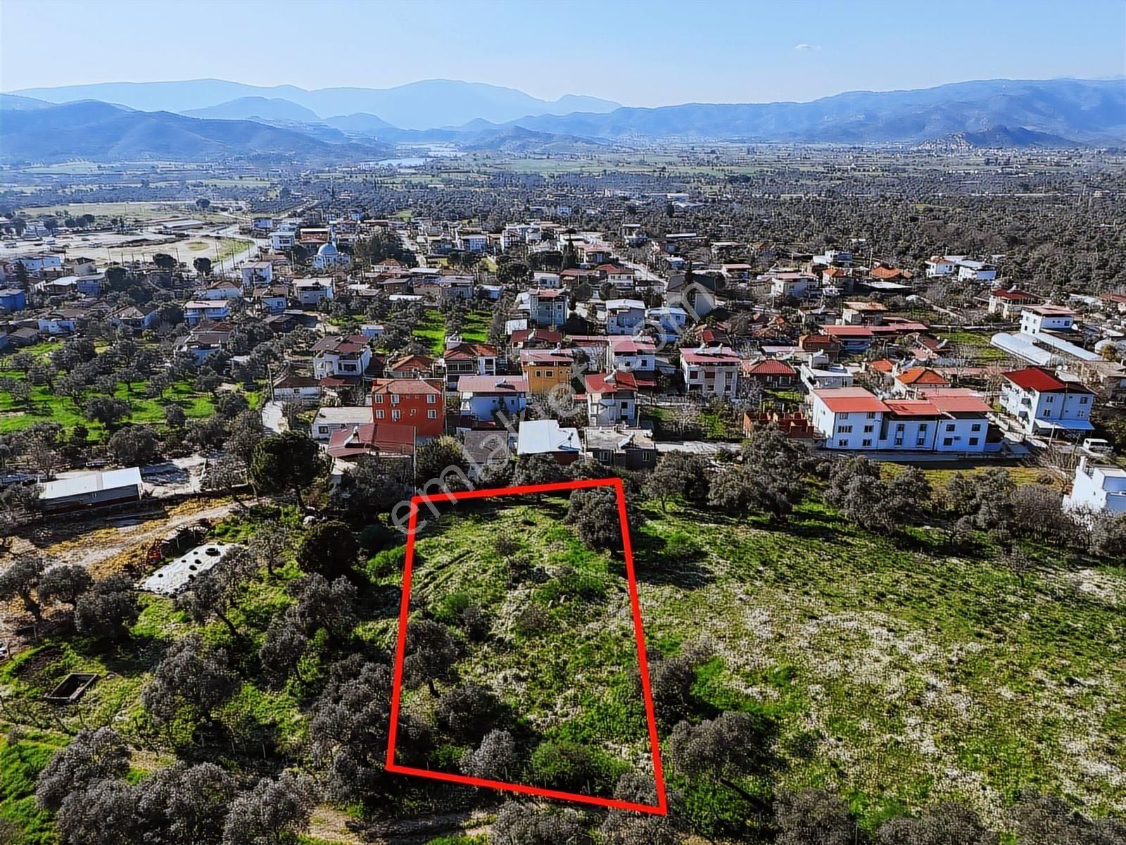 Milas Kırcağızda Köye Sıfır 1644m² Manzaralı Arsa - Görsel 9