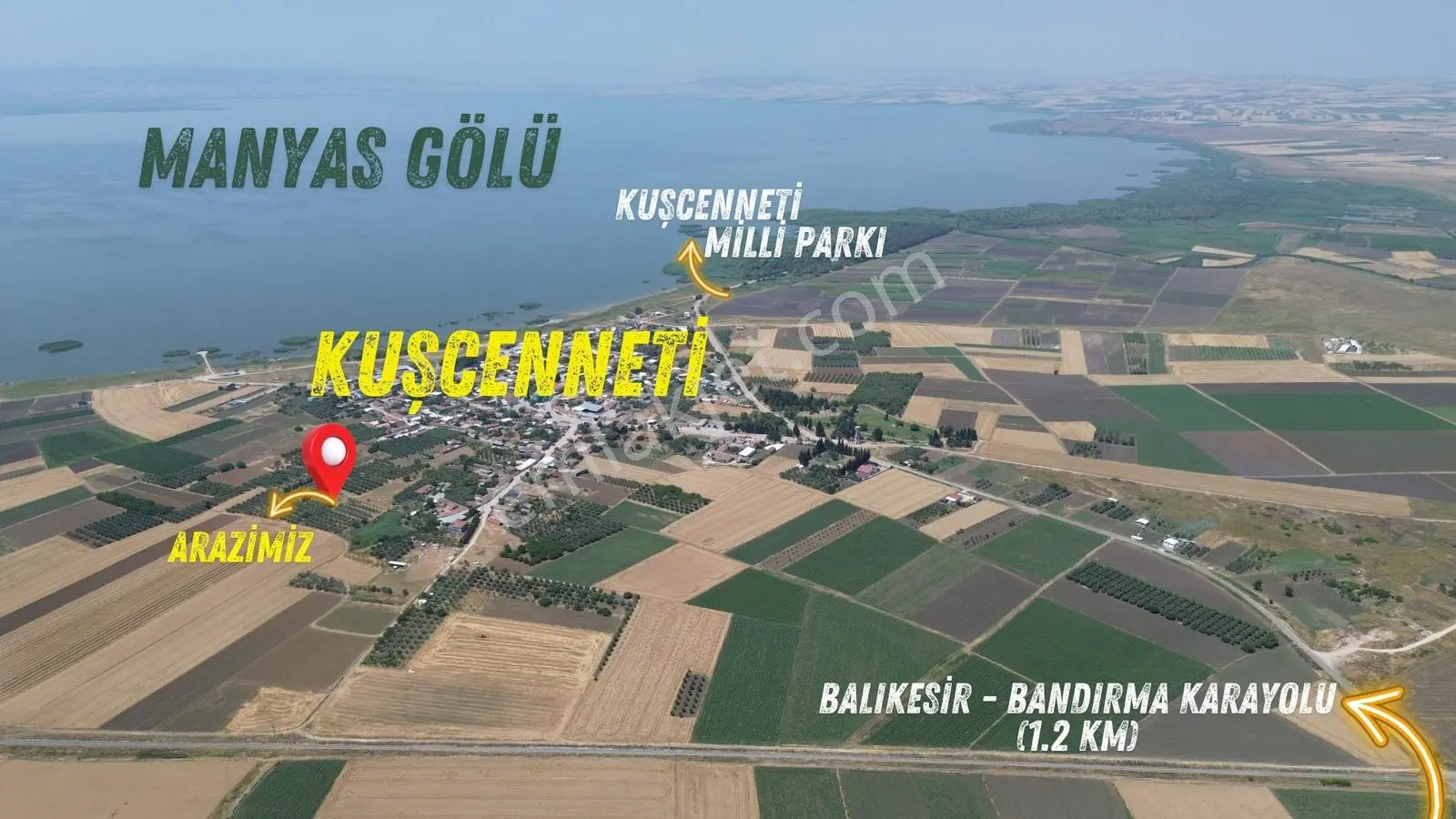 Sevinç'ten Acil !!! Kuşcennetinde Yerleşime Yakın 1.100 M² Arazi