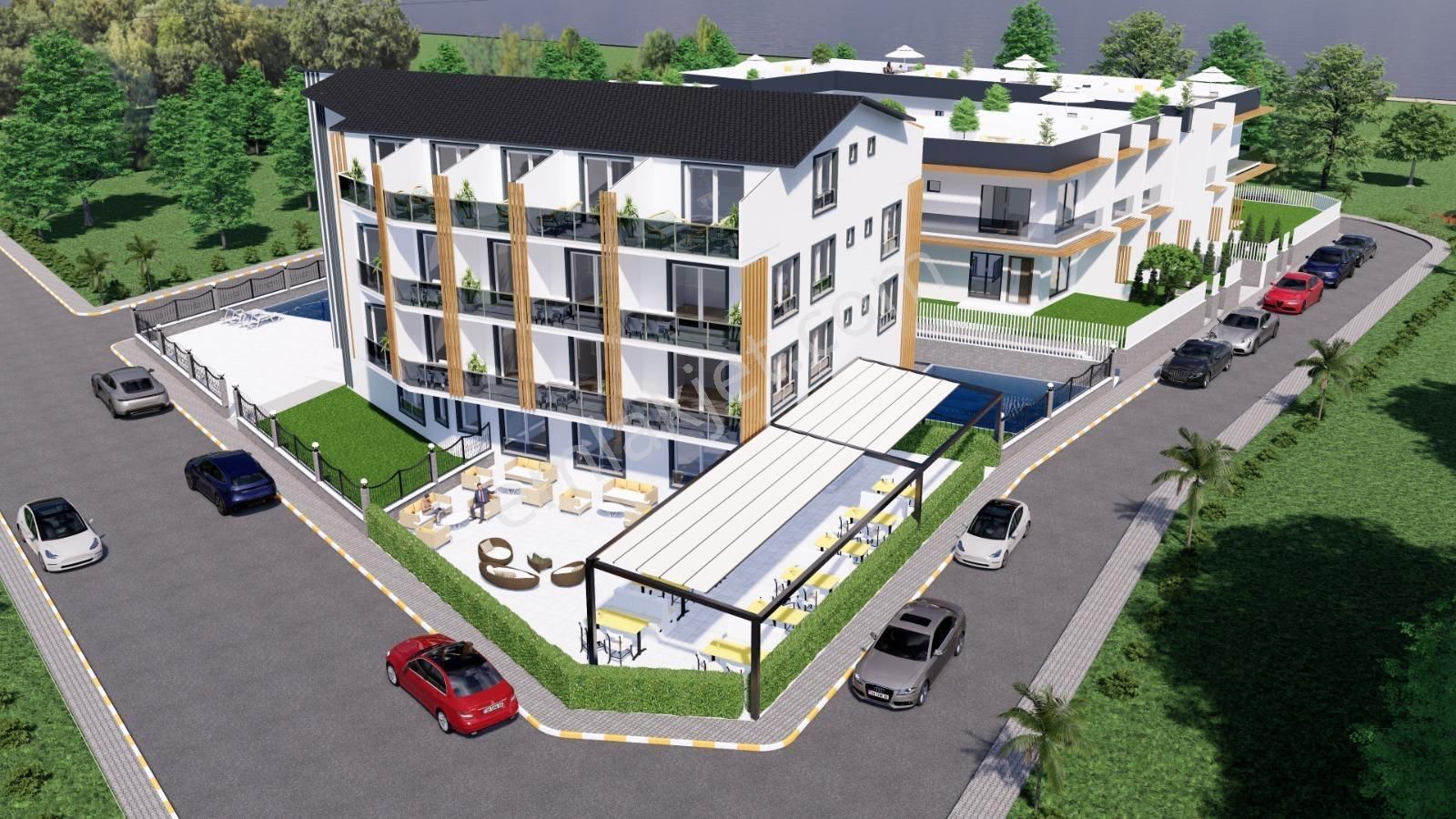 Urla Çeşmealtı Denize Sıfır Konumda Rezidans İçinde 2+1 Villa - Görsel 3