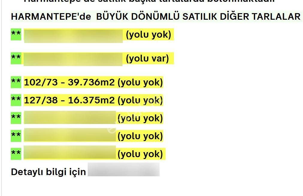 *nova* Harmantepe'de Büyük Ölçekli Araziler - Görsel 6